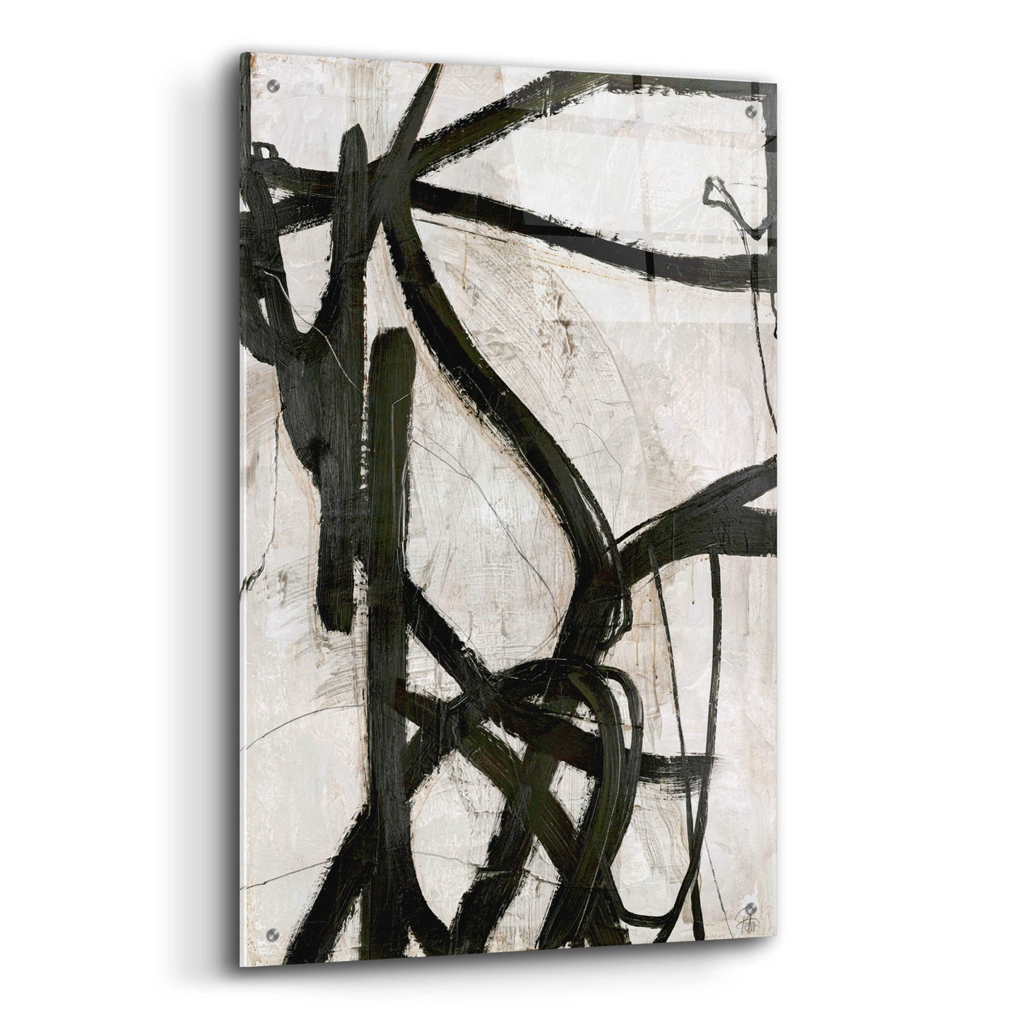 Epic Art 'Graphical Lines 5' by Design Fabrikken, Acrylic Glass Wall Art,24x36