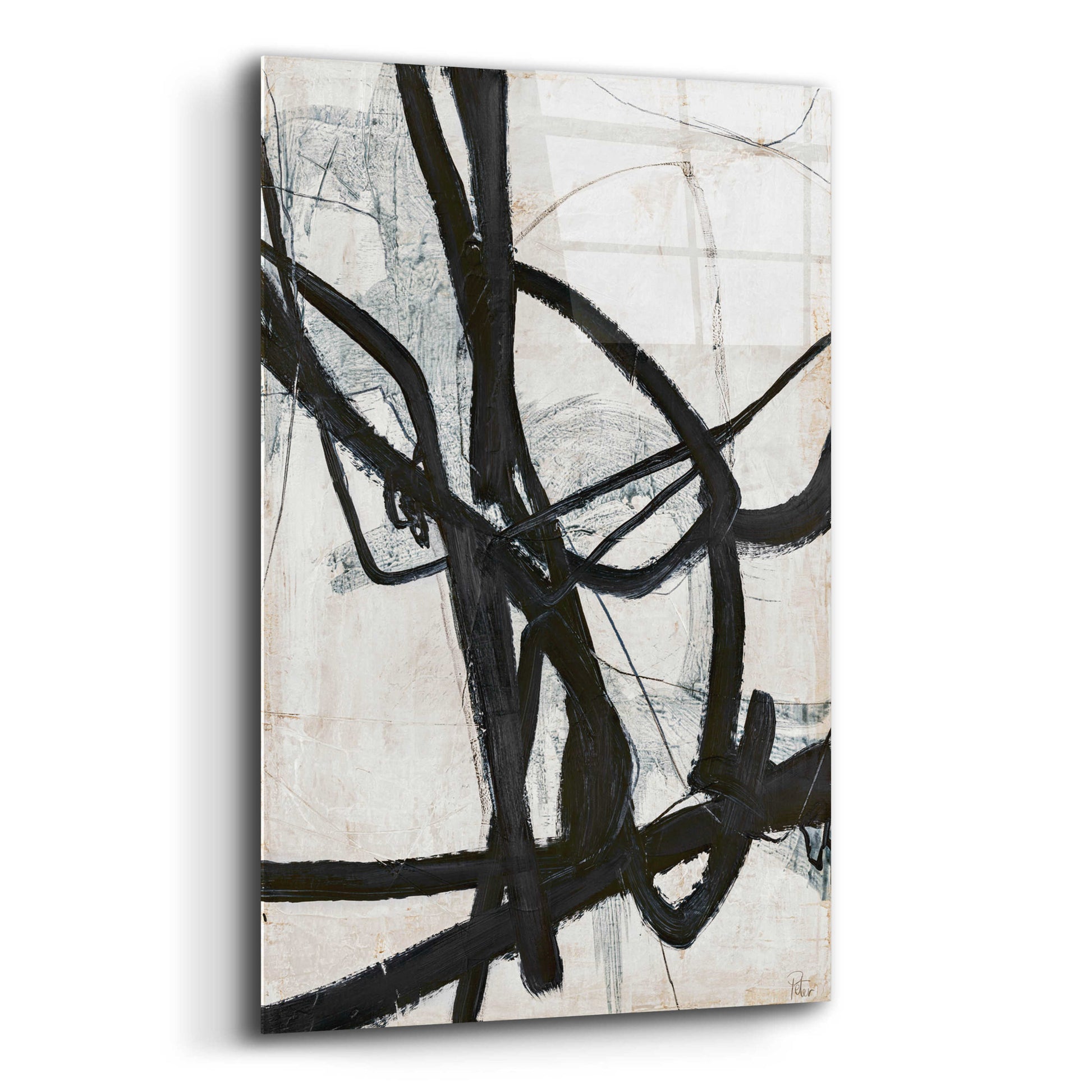 Epic Art 'Graphical Lines 6' by Design Fabrikken, Acrylic Glass Wall Art,12x16