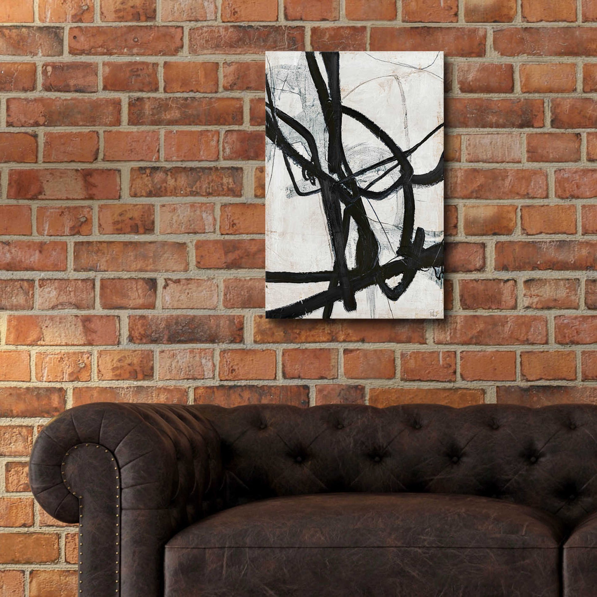 Epic Art 'Graphical Lines 6' by Design Fabrikken, Acrylic Glass Wall Art,16x24