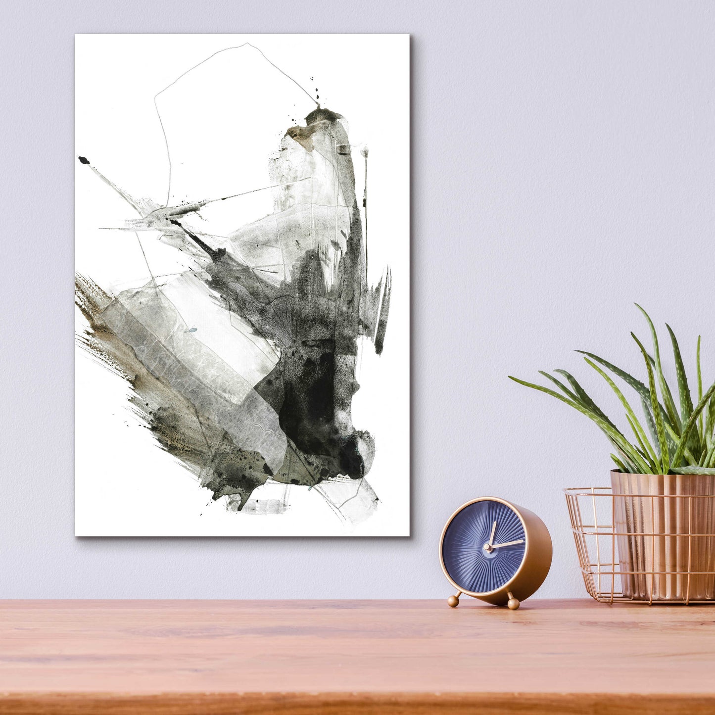 Epic Art 'Graphical Shapes 1' by Design Fabrikken, Acrylic Glass Wall Art,12x16