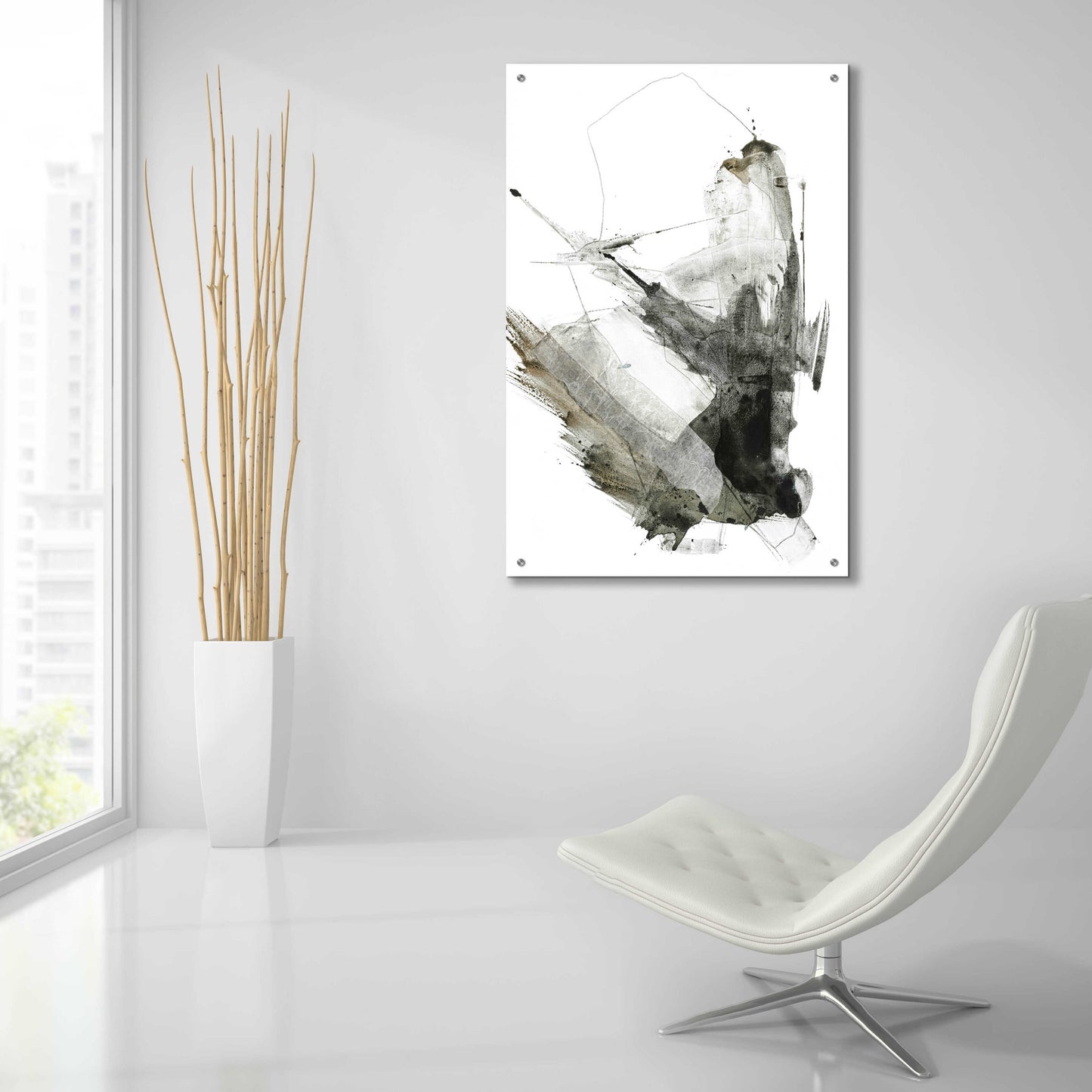 Epic Art 'Graphical Shapes 1' by Design Fabrikken, Acrylic Glass Wall Art,24x36