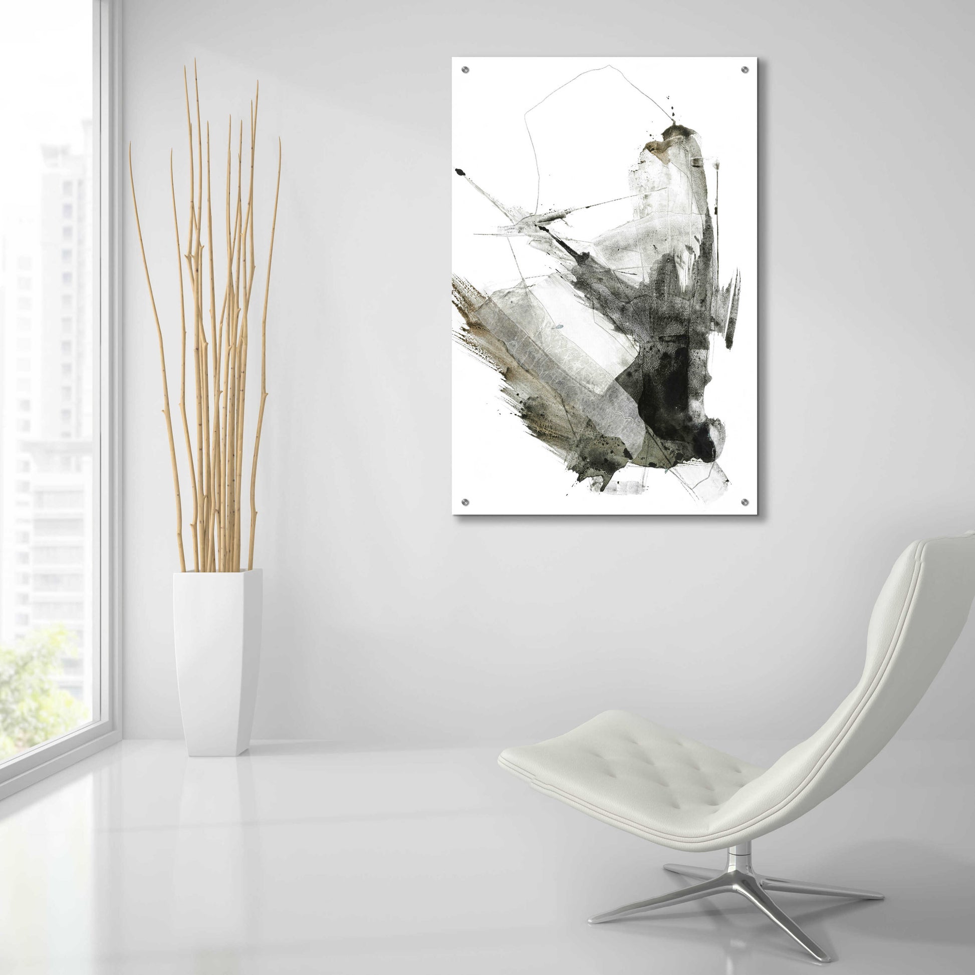 Epic Art 'Graphical Shapes 1' by Design Fabrikken, Acrylic Glass Wall Art,24x36