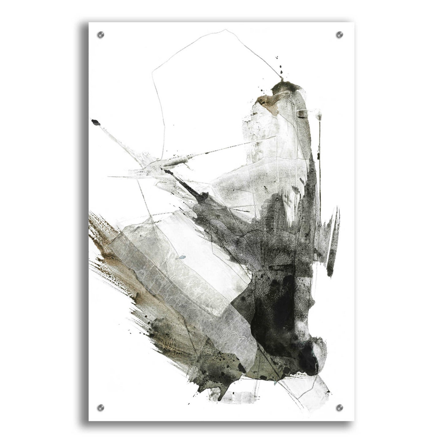 Epic Art 'Graphical Shapes 1' by Design Fabrikken, Acrylic Glass Wall Art,24x36