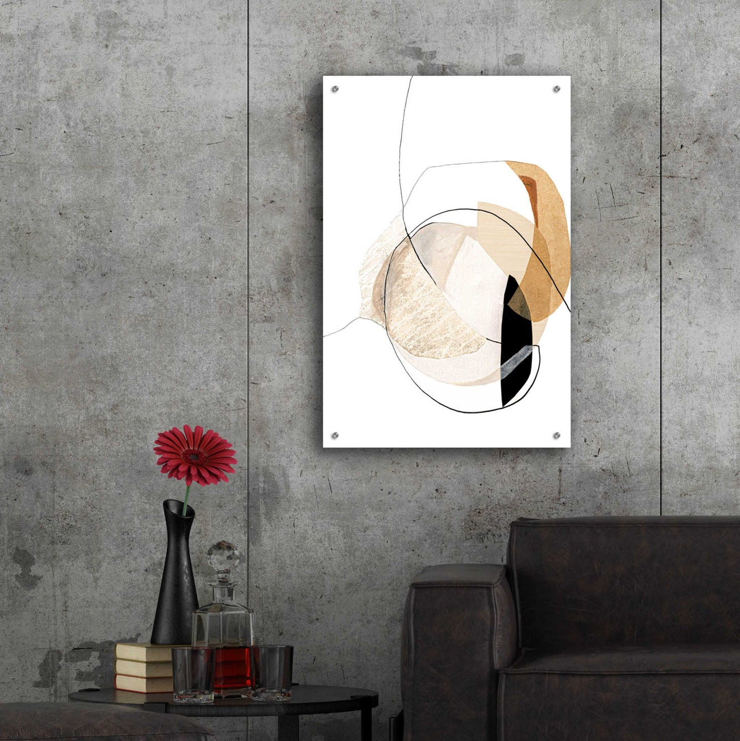 Epic Art 'Graphical Shapes 4' by Design Fabrikken, Acrylic Glass Wall Art,24x36