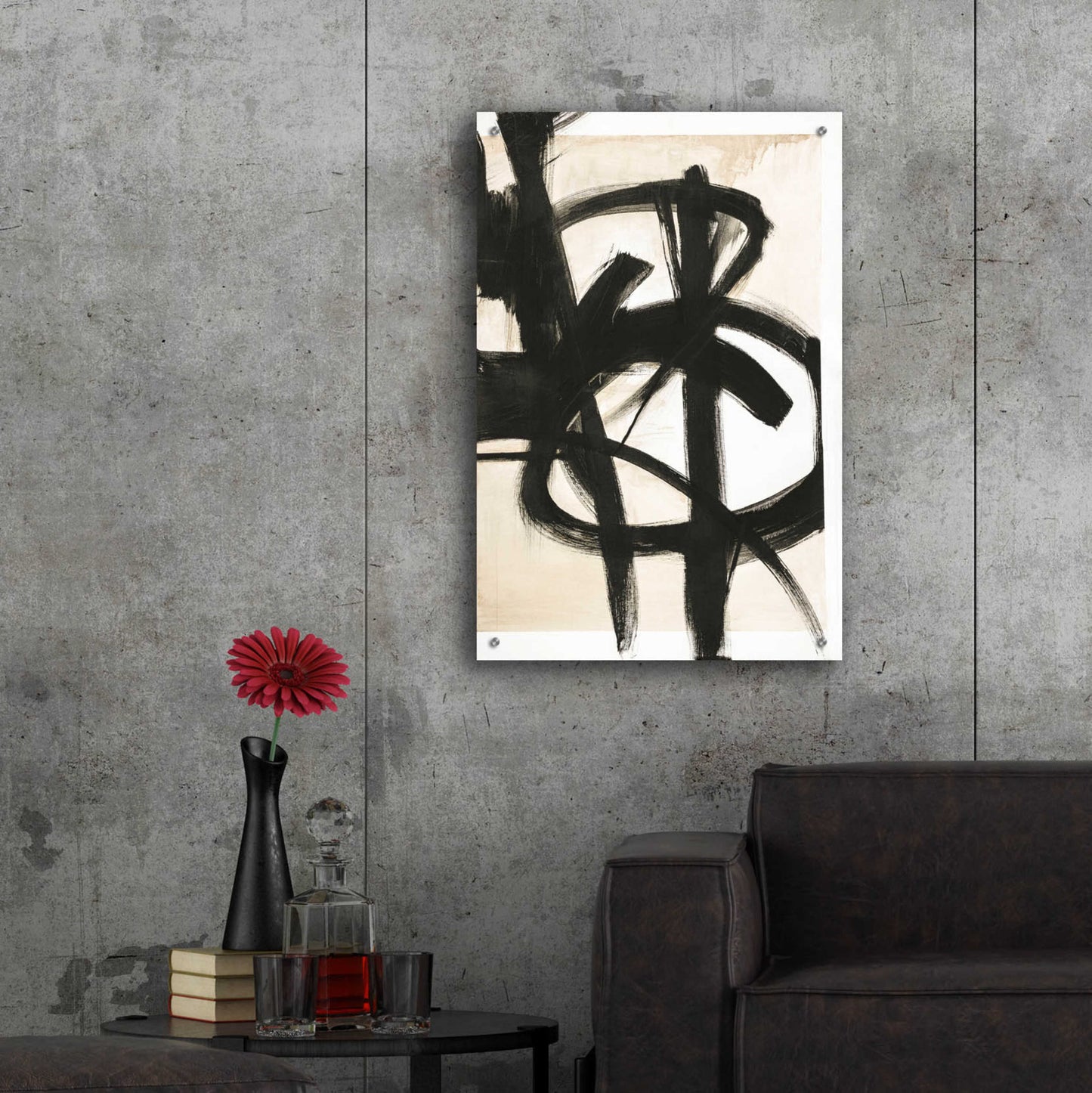 Epic Art 'Graphical Shapes 7' by Design Fabrikken, Acrylic Glass Wall Art,24x36