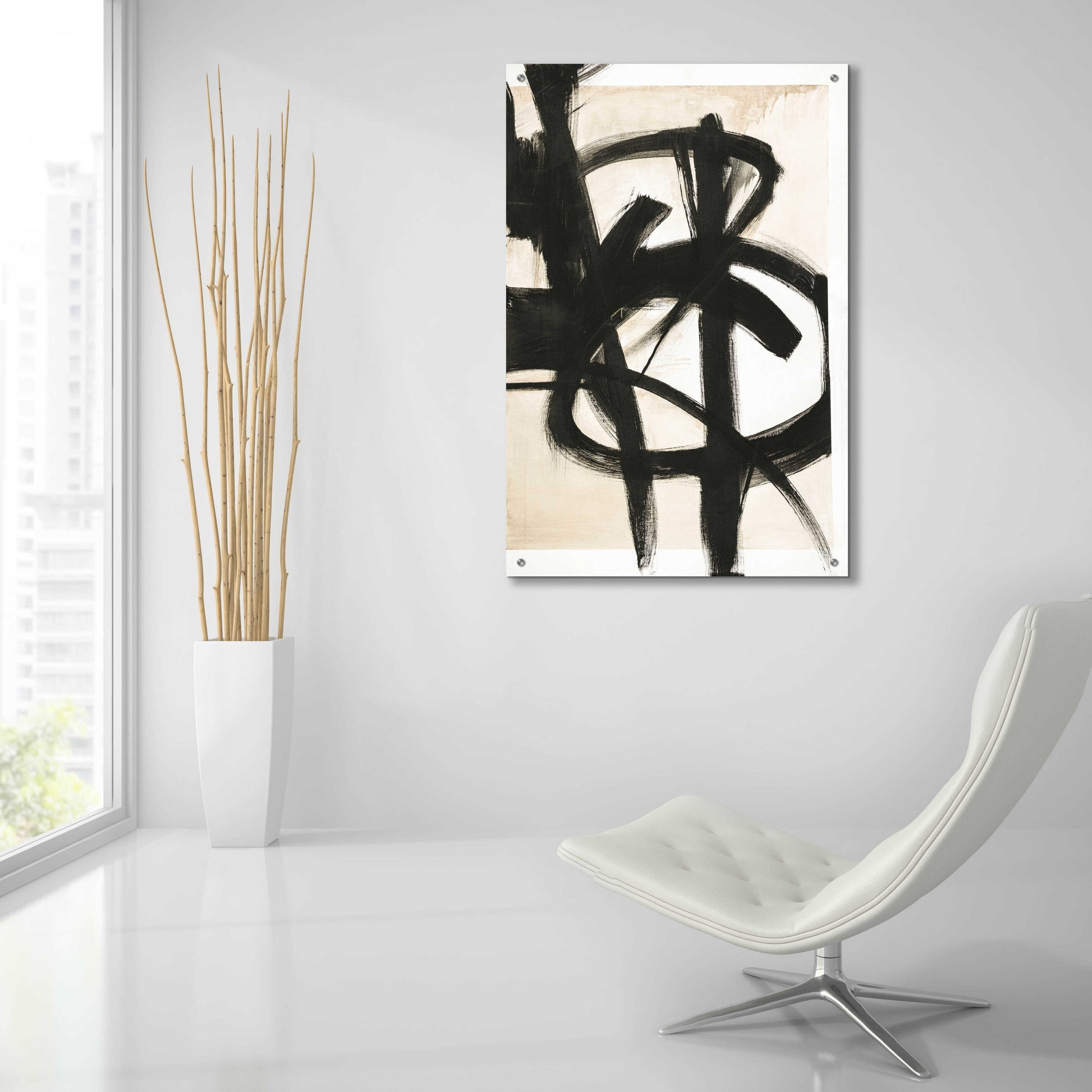 Epic Art 'Graphical Shapes 7' by Design Fabrikken, Acrylic Glass Wall Art,24x36