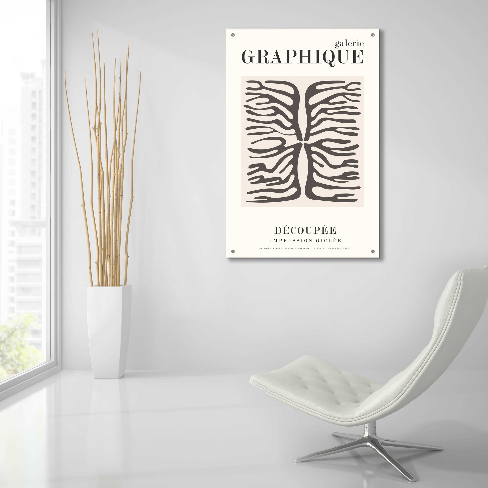 Epic Art 'Graphique 10' by Design Fabrikken, Acrylic Glass Wall Art,24x36