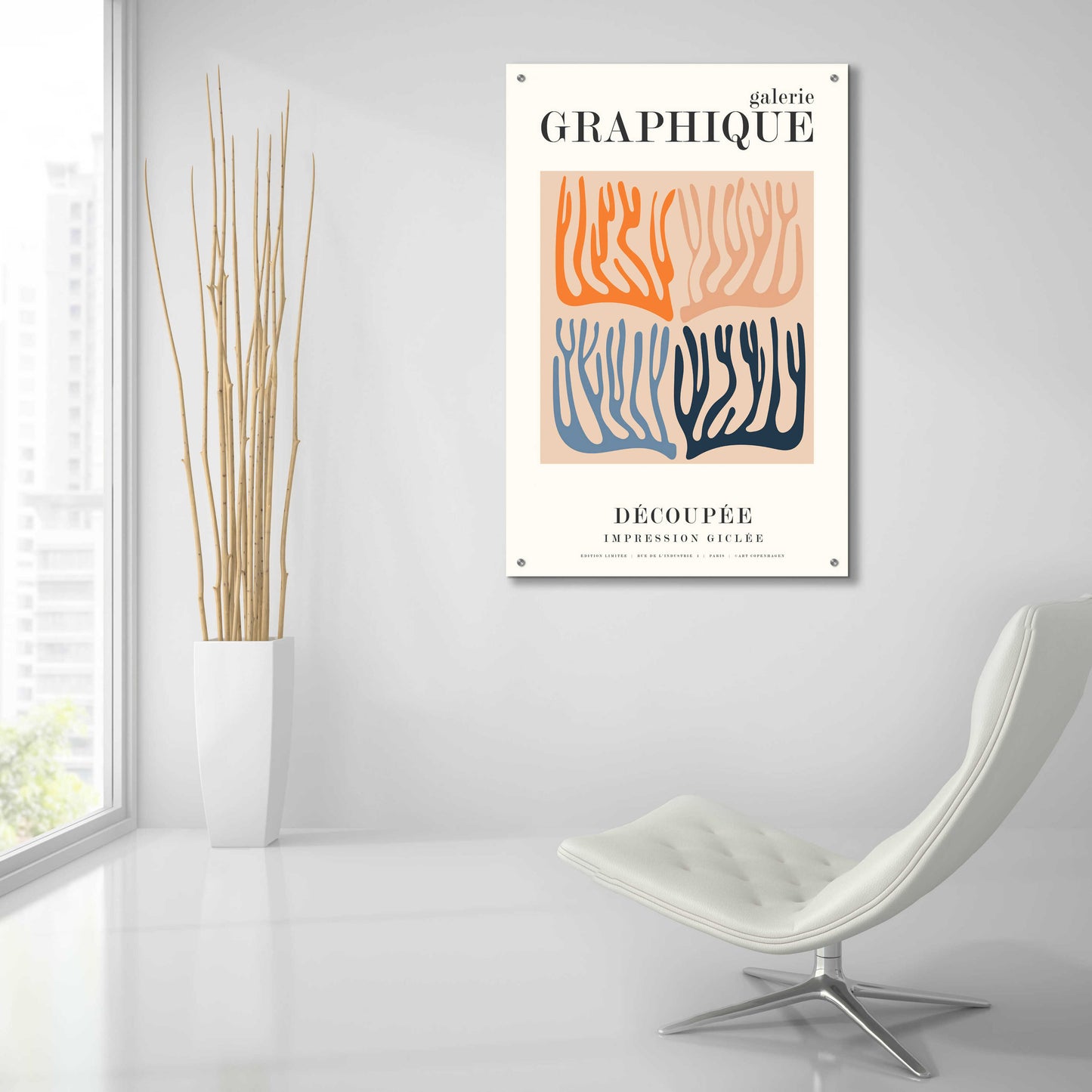 Epic Art 'Graphique 11' by Design Fabrikken, Acrylic Glass Wall Art,24x36