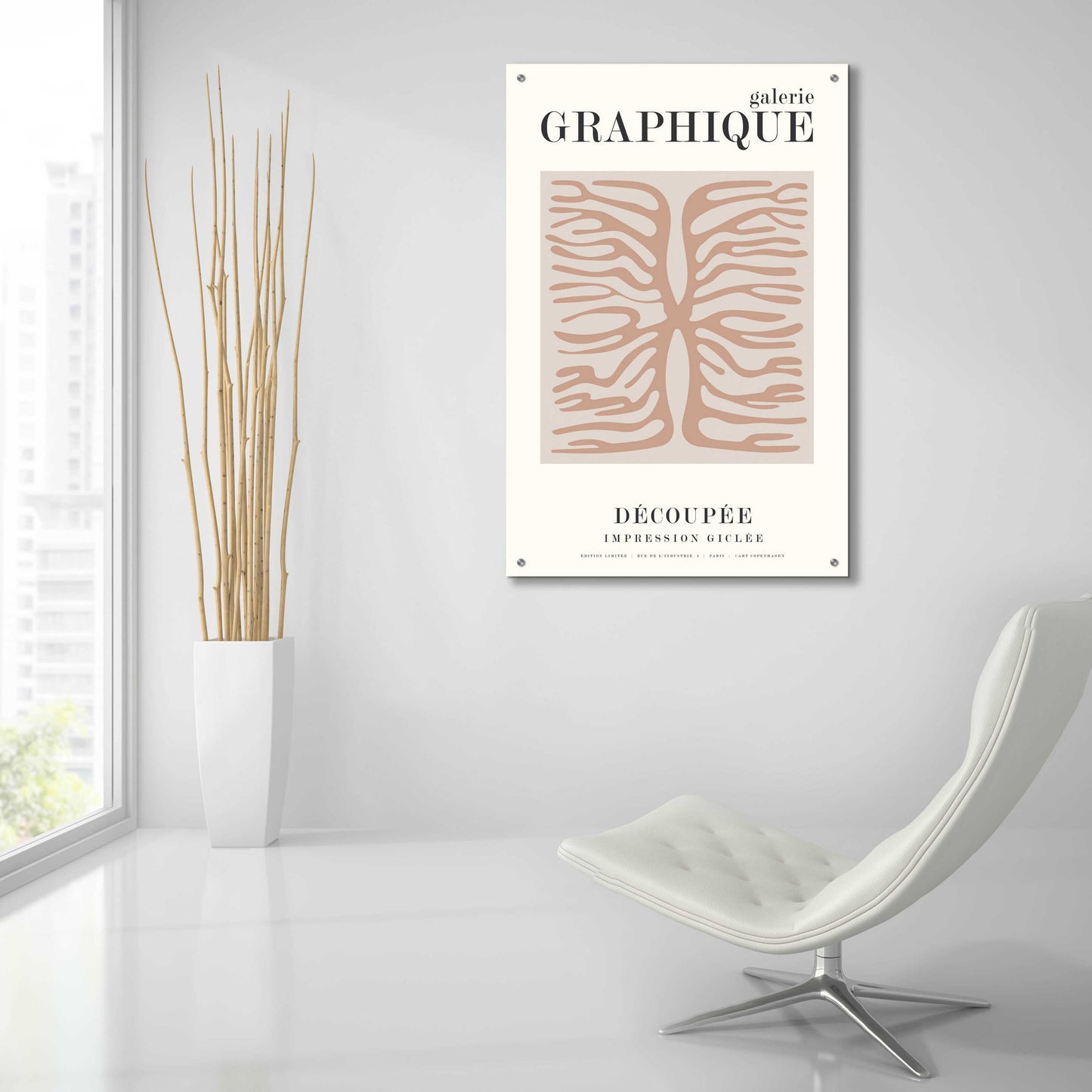 Epic Art 'Graphique 9' by Design Fabrikken, Acrylic Glass Wall Art,24x36