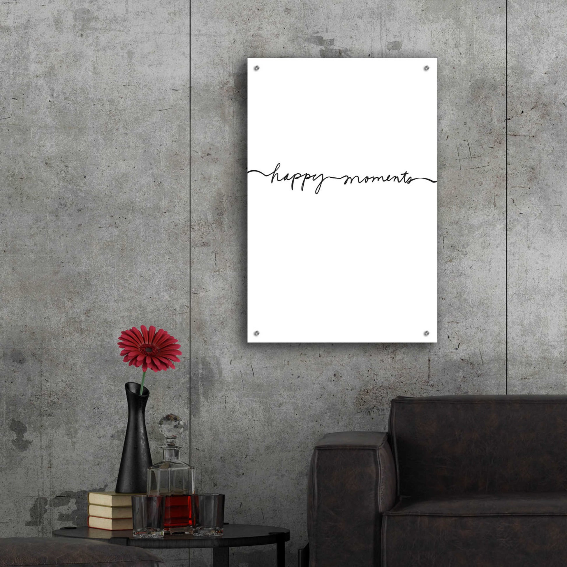 Epic Art 'Happy Moments' by Design Fabrikken, Acrylic Glass Wall Art,24x36