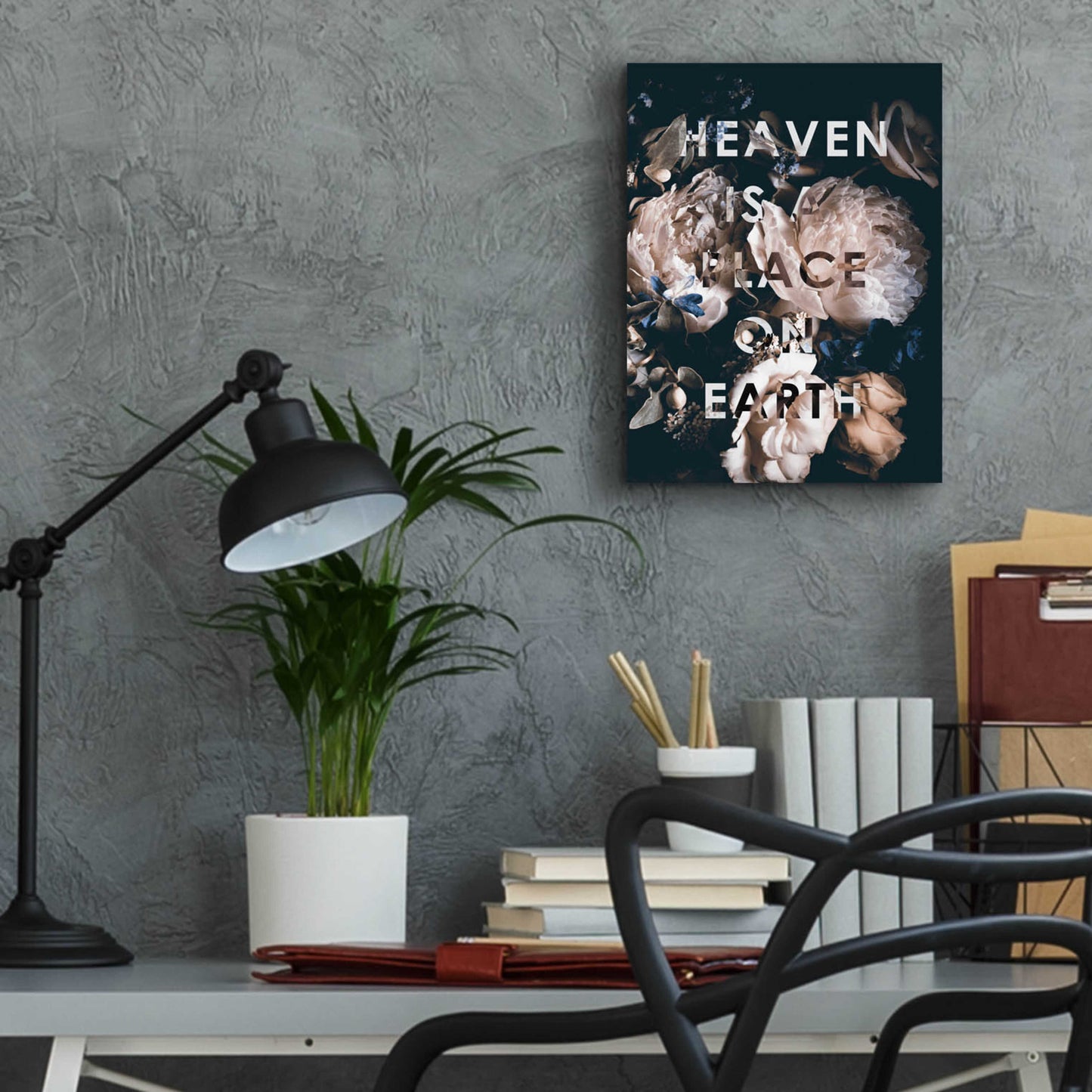 Epic Art 'Heaven Is a Place' by Design Fabrikken, Acrylic Glass Wall Art,12x16