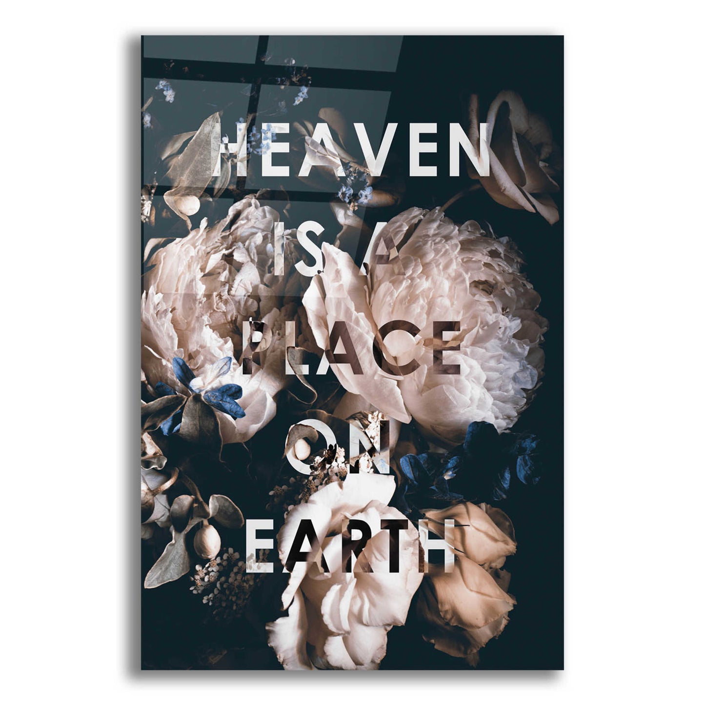 Epic Art 'Heaven Is a Place' by Design Fabrikken, Acrylic Glass Wall Art,12x16