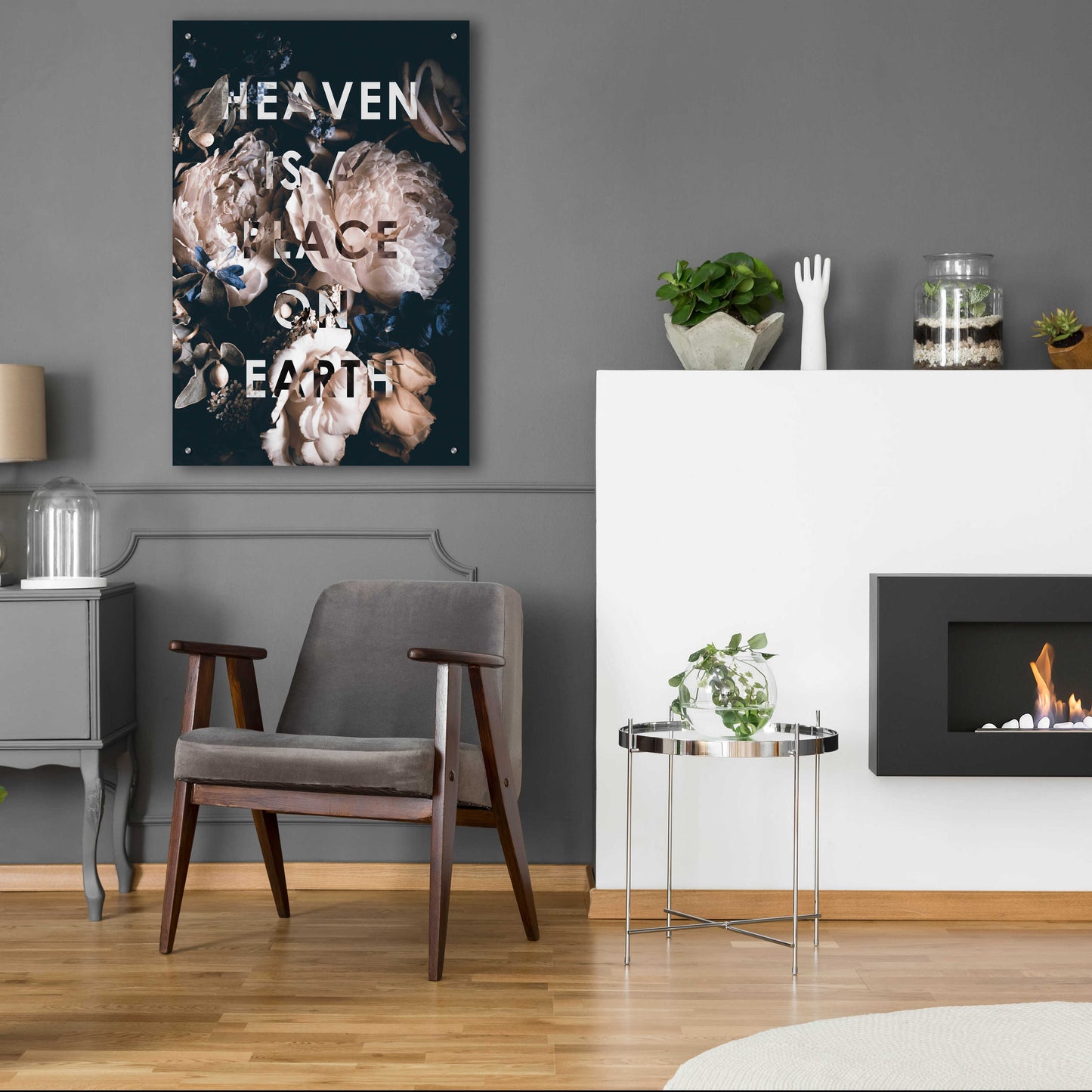 Epic Art 'Heaven Is a Place' by Design Fabrikken, Acrylic Glass Wall Art,24x36