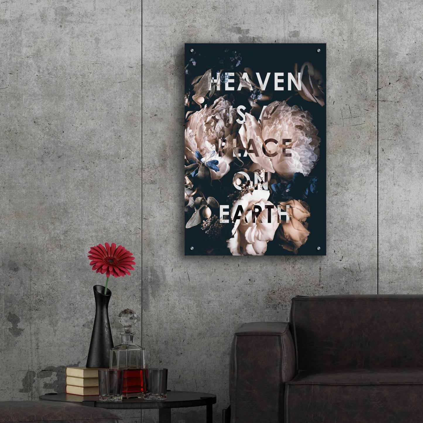 Epic Art 'Heaven Is a Place' by Design Fabrikken, Acrylic Glass Wall Art,24x36