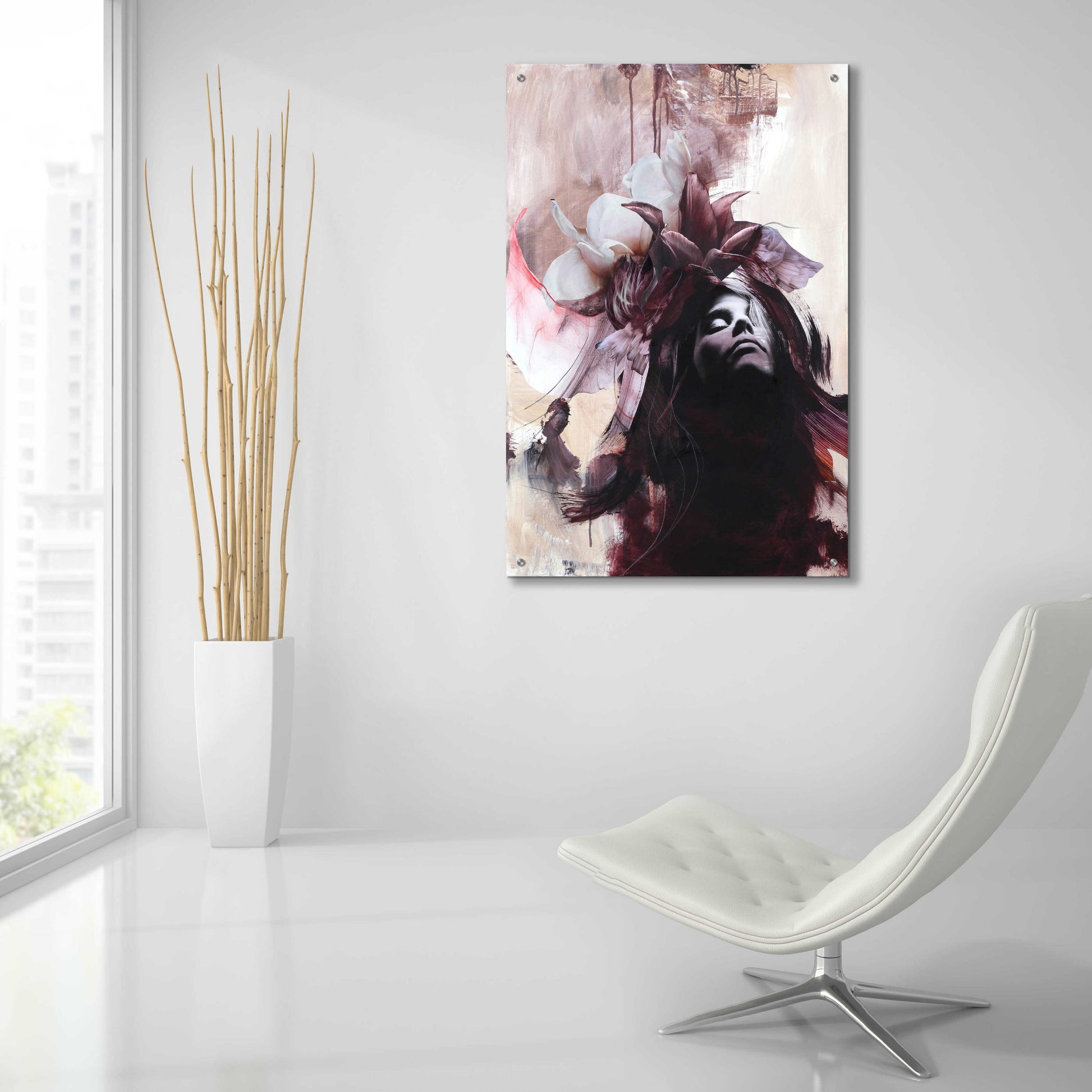 Epic Art 'Imperfection Red' by Design Fabrikken, Acrylic Glass Wall Art,24x36