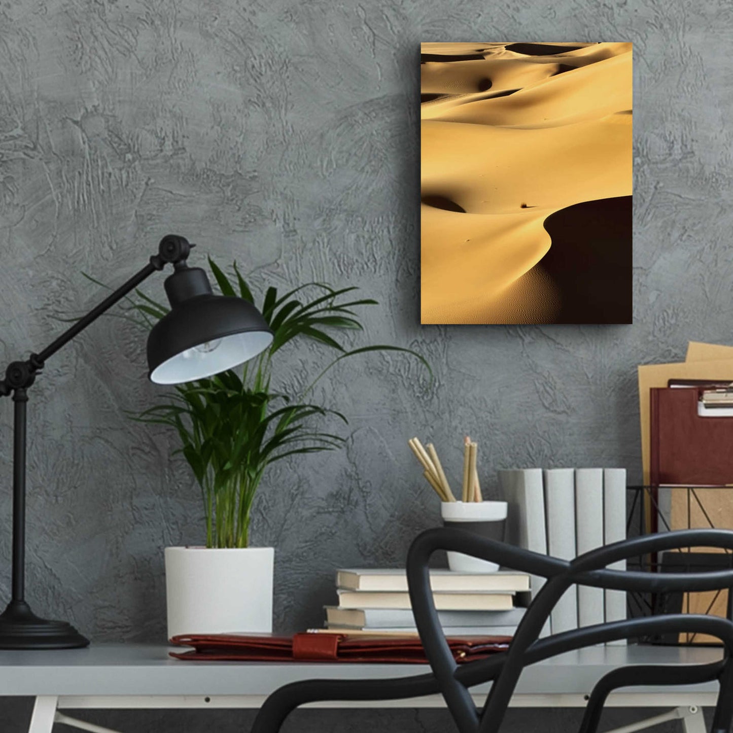 Epic Art 'In the Dunes 1' by Design Fabrikken, Acrylic Glass Wall Art,12x16