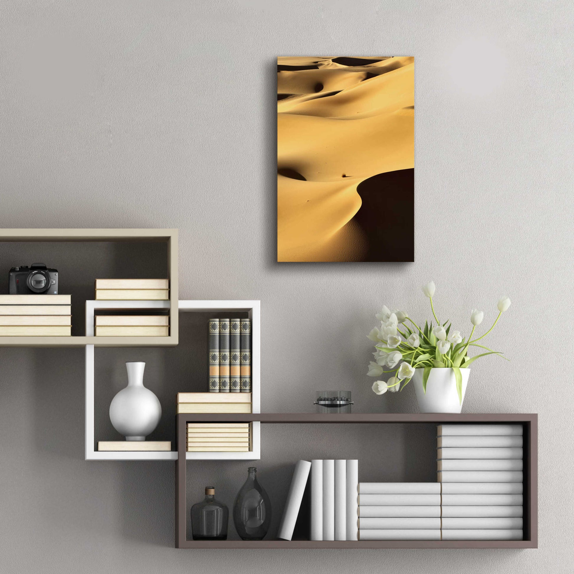 Epic Art 'In the Dunes 1' by Design Fabrikken, Acrylic Glass Wall Art,16x24