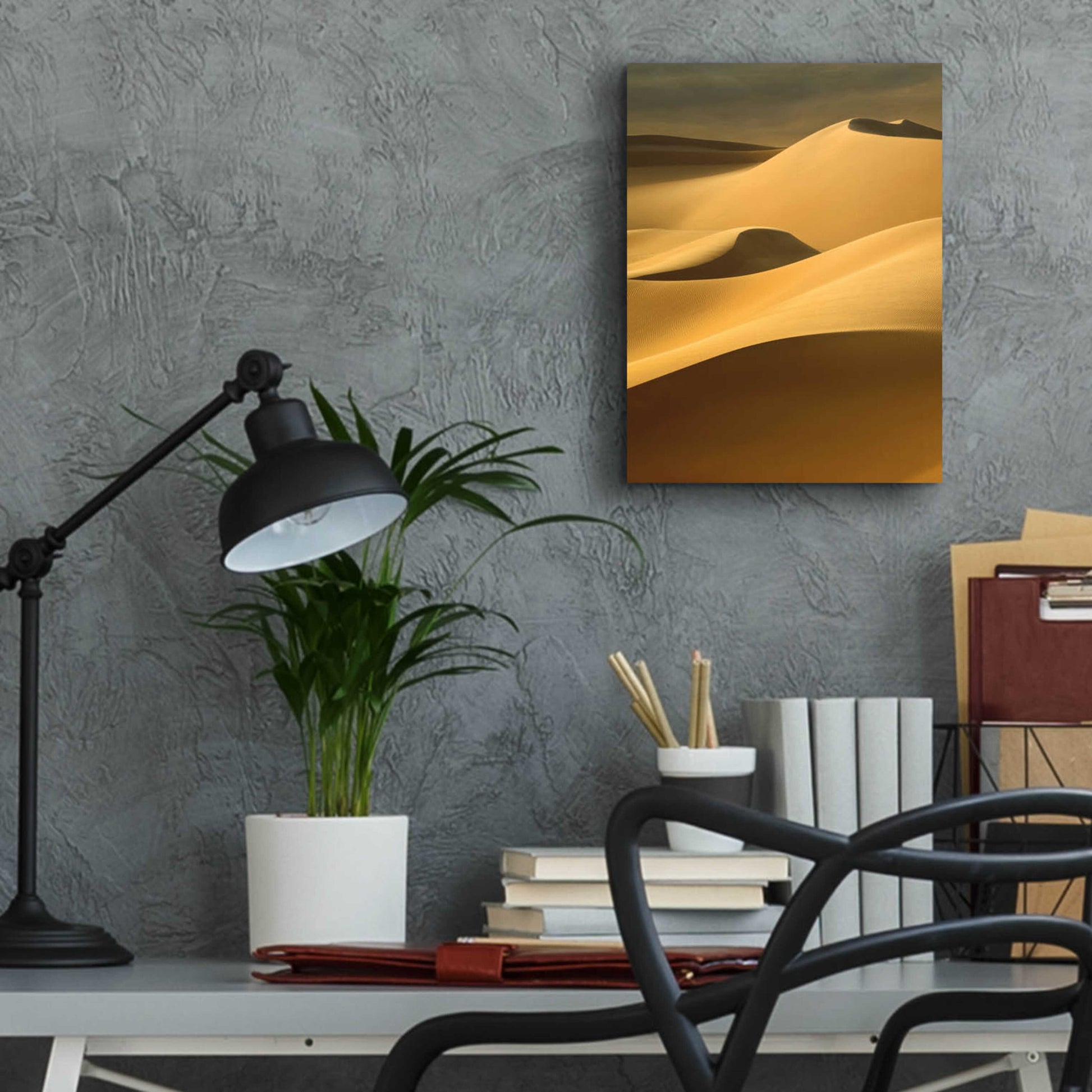 Epic Art 'In the Dunes 3' by Design Fabrikken, Acrylic Glass Wall Art,12x16