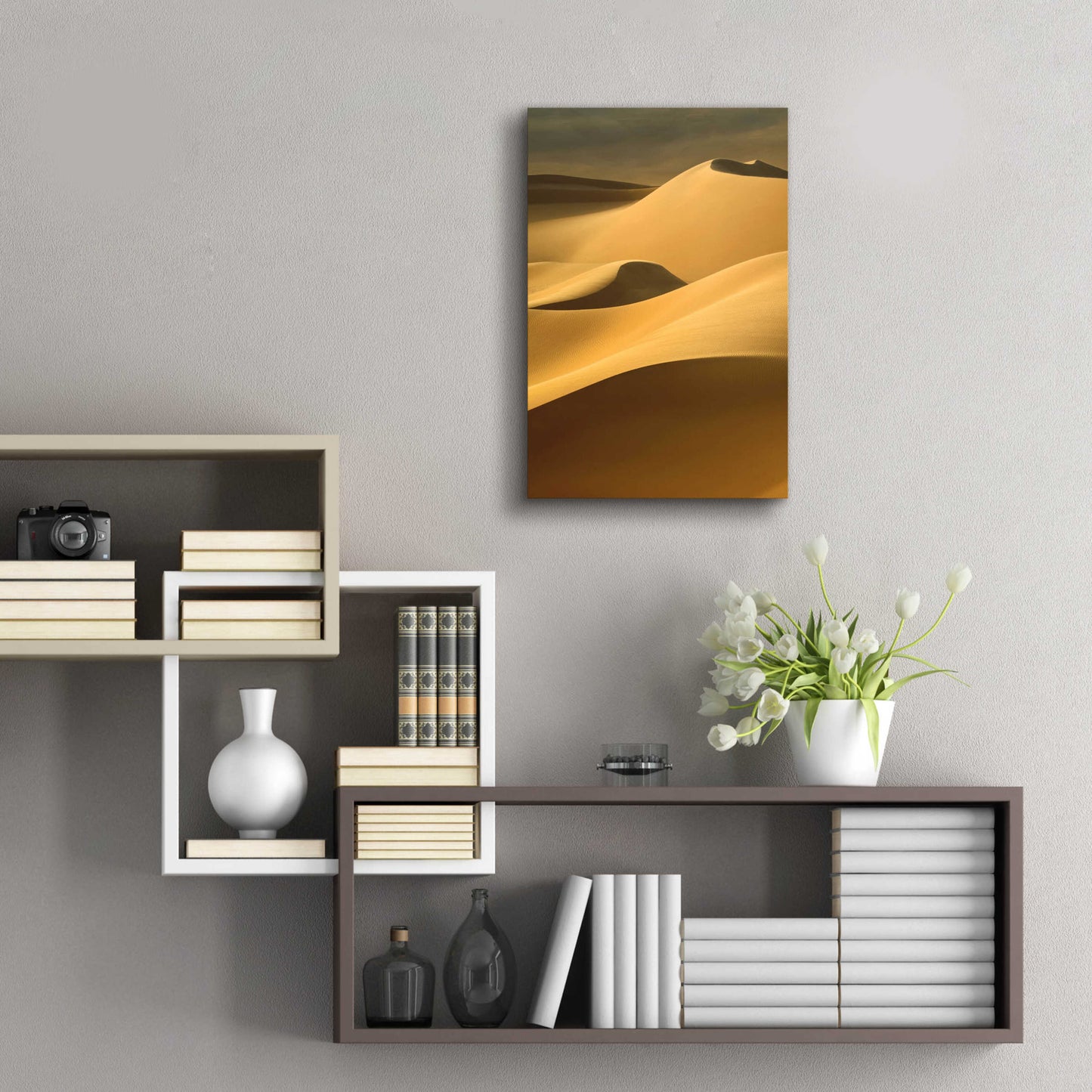 Epic Art 'In the Dunes 3' by Design Fabrikken, Acrylic Glass Wall Art,16x24