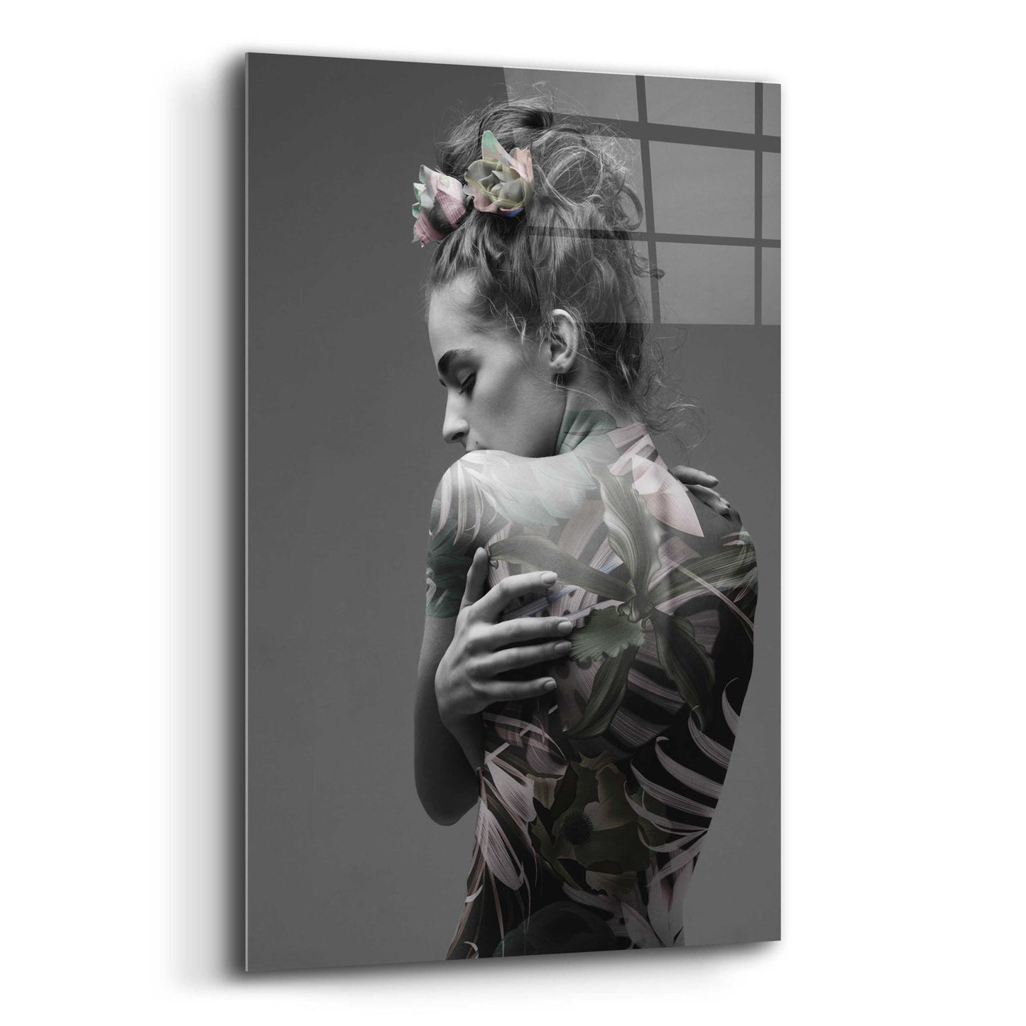 Epic Art 'Jungle Fashion 1' by Design Fabrikken, Acrylic Glass Wall Art,12x16