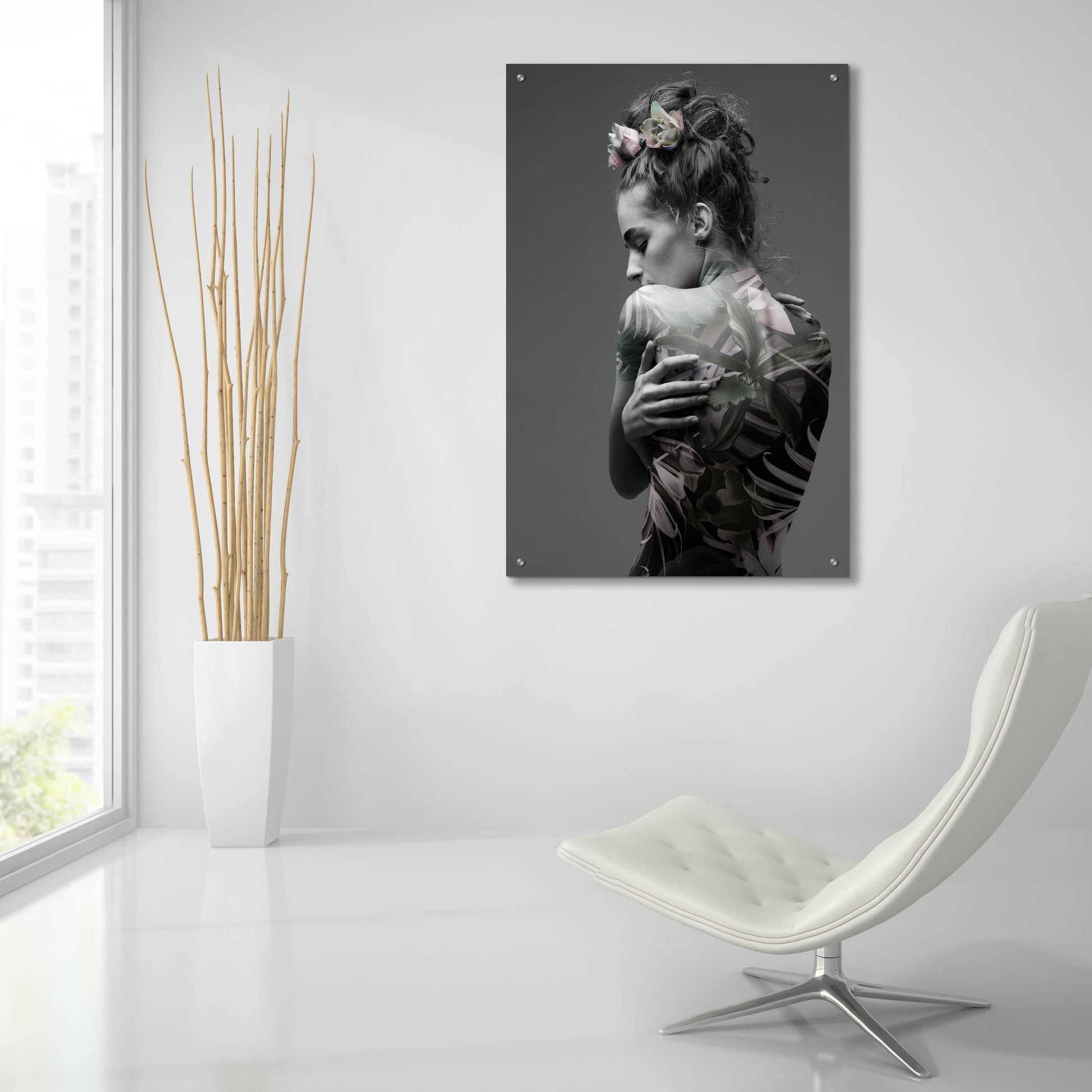 Epic Art 'Jungle Fashion 1' by Design Fabrikken, Acrylic Glass Wall Art,24x36