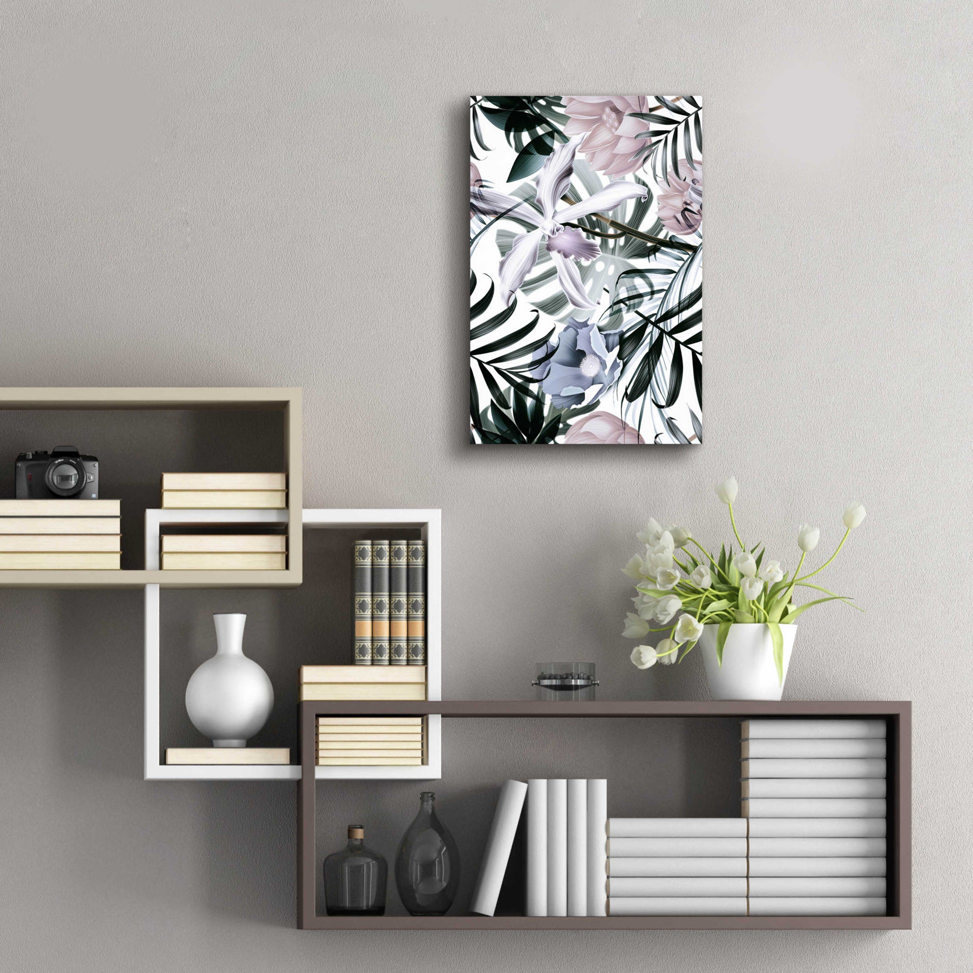 Epic Art 'Jungle Fashion 2' by Design Fabrikken, Acrylic Glass Wall Art,16x24