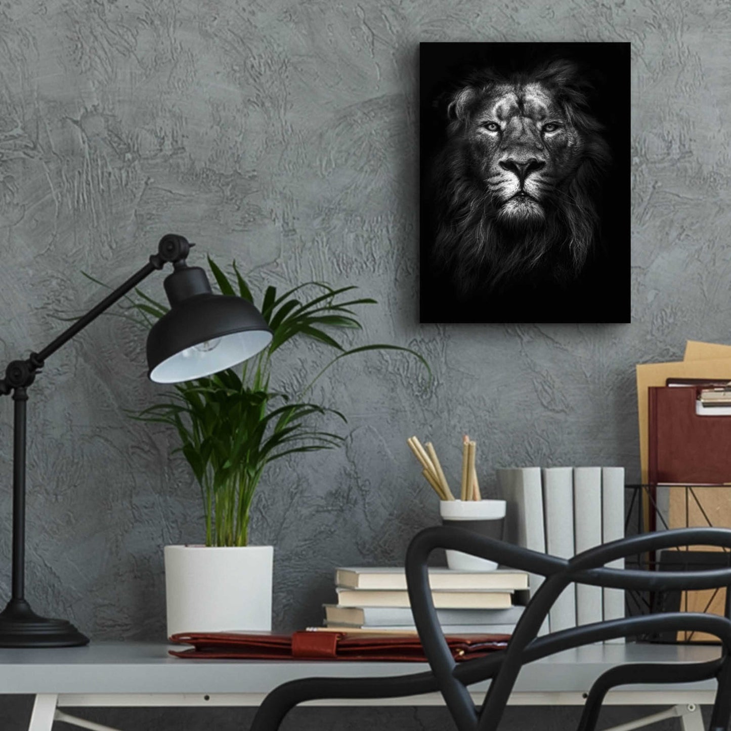 Epic Art 'King of Kings' by Design Fabrikken, Acrylic Glass Wall Art,12x16