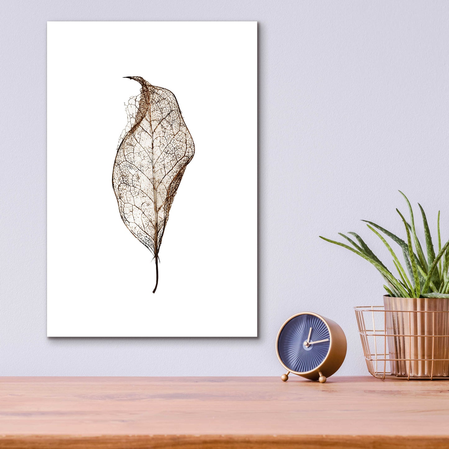 Epic Art 'Leaf' by Design Fabrikken, Acrylic Glass Wall Art,12x16