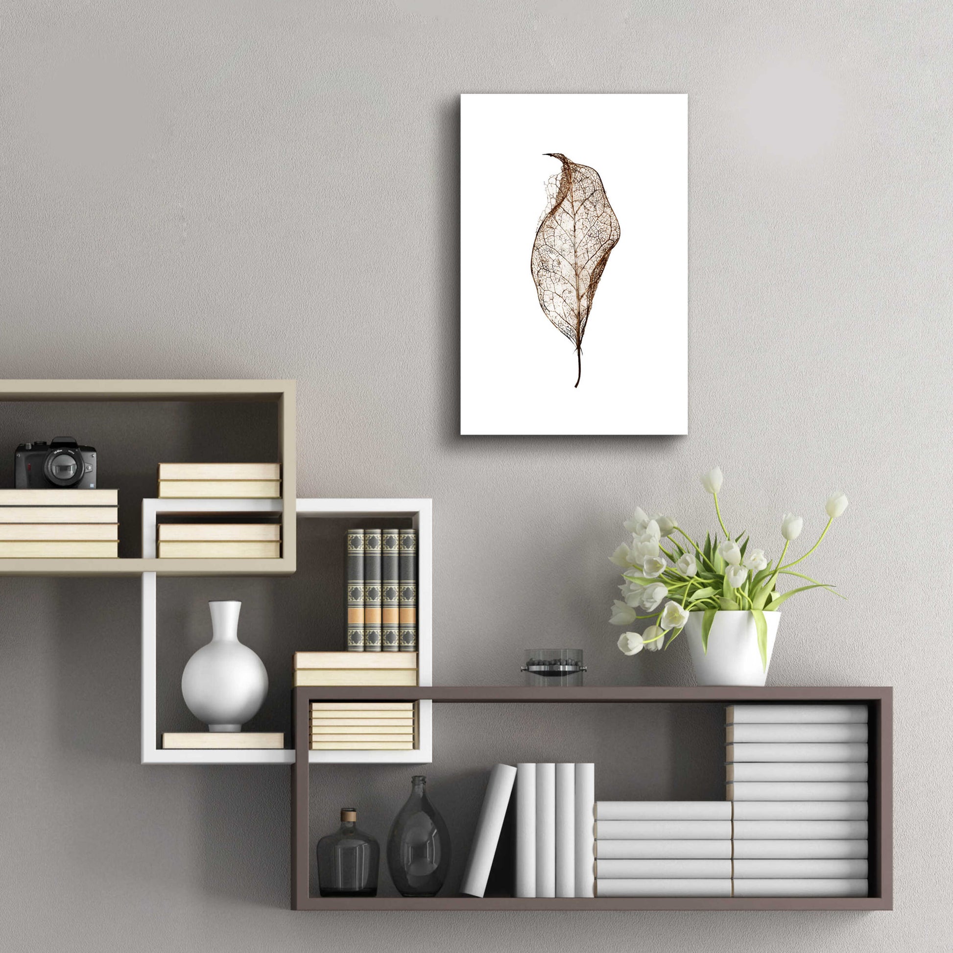 Epic Art 'Leaf' by Design Fabrikken, Acrylic Glass Wall Art,16x24