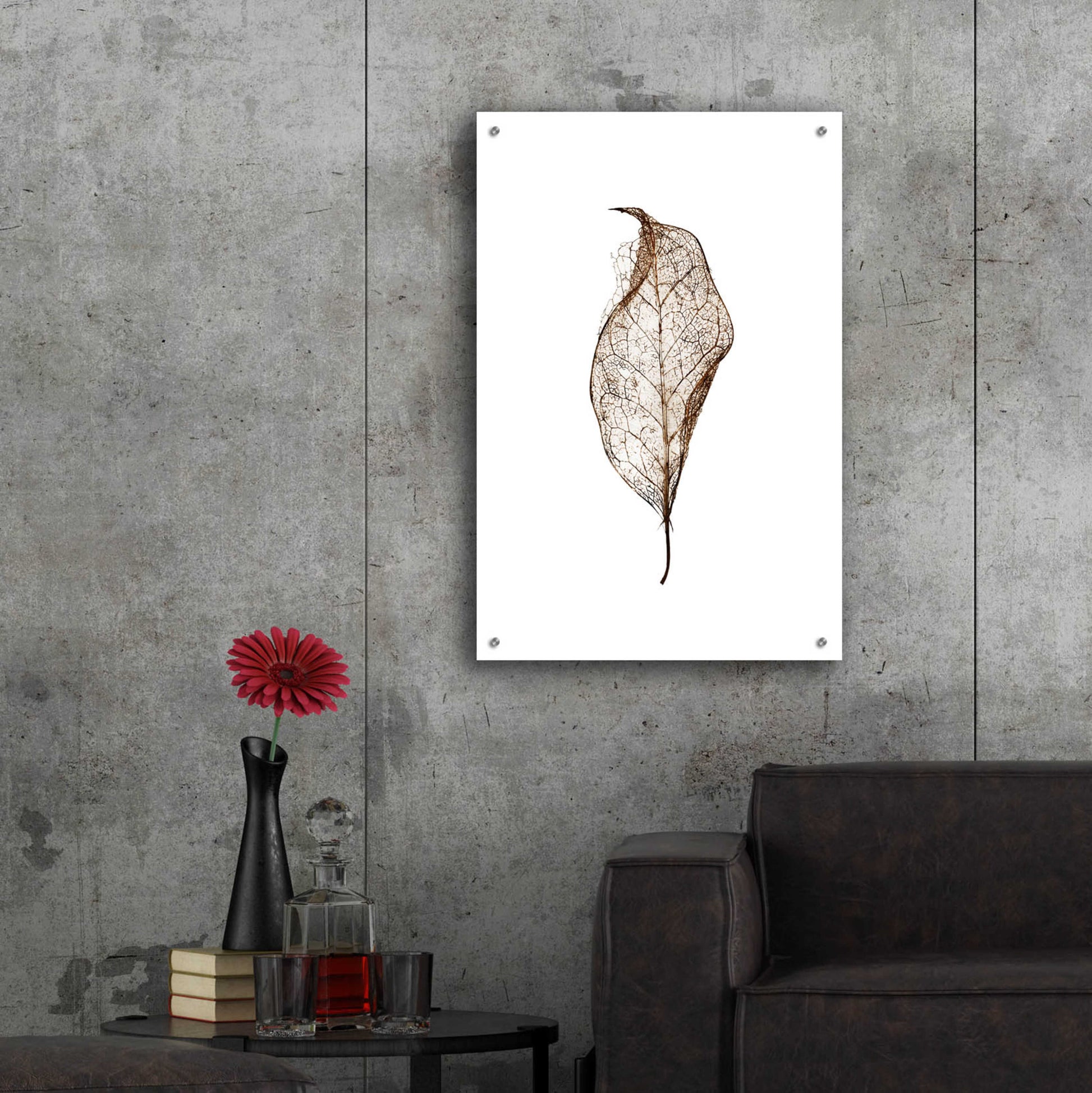 Epic Art 'Leaf' by Design Fabrikken, Acrylic Glass Wall Art,24x36