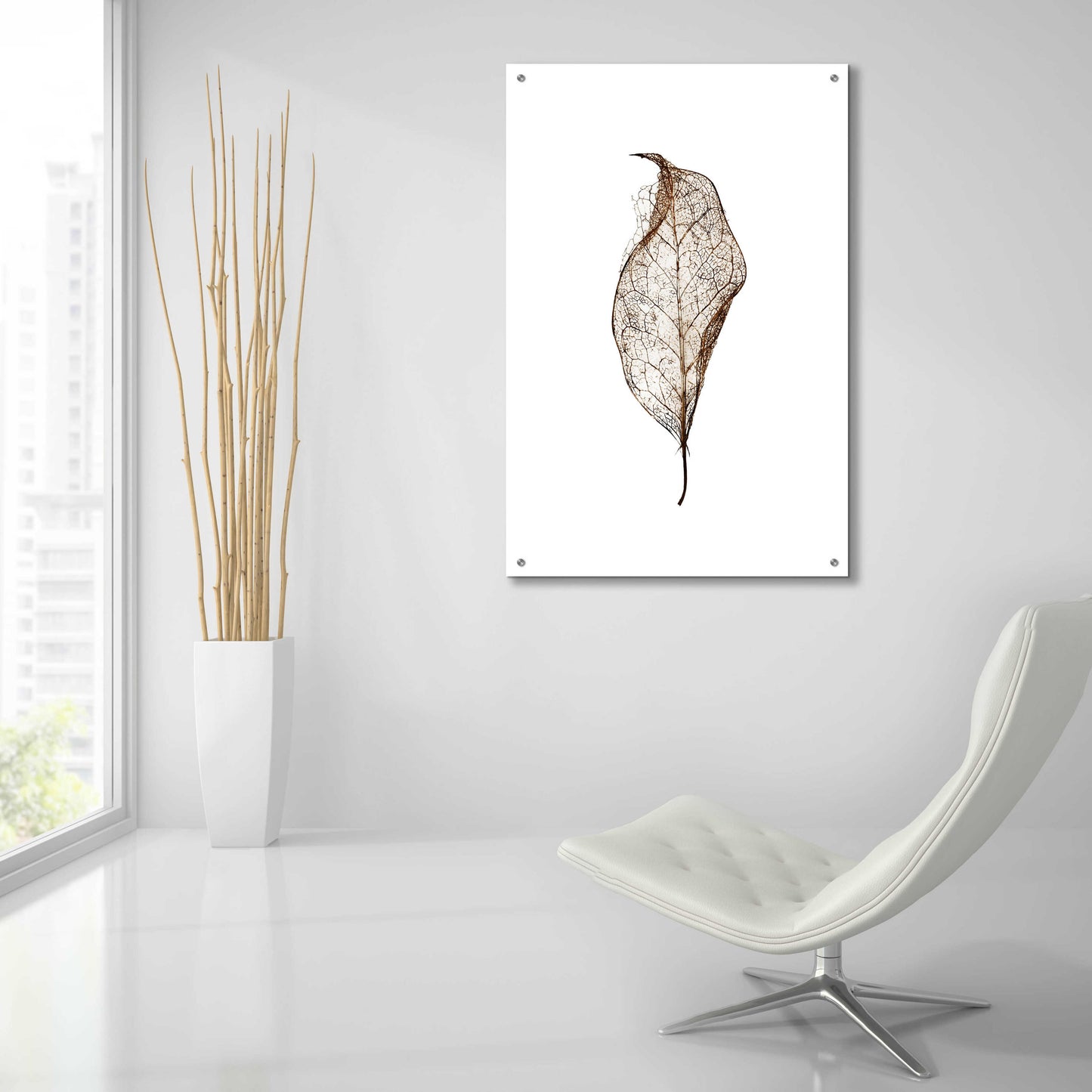 Epic Art 'Leaf' by Design Fabrikken, Acrylic Glass Wall Art,24x36