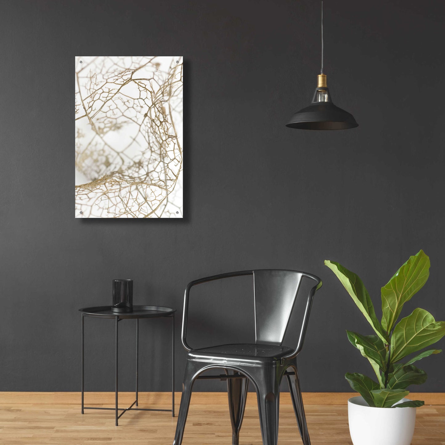 Epic Art 'Leaf Skeleton' by Design Fabrikken, Acrylic Glass Wall Art,24x36