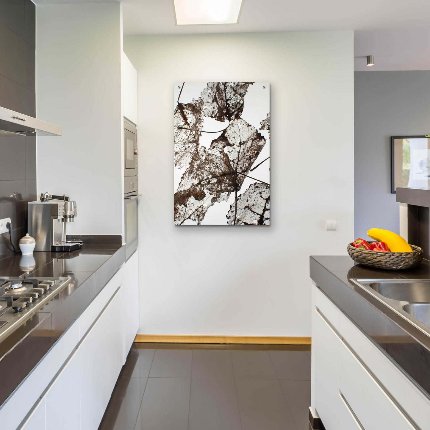 Epic Art 'Leaves' by Design Fabrikken, Acrylic Glass Wall Art,24x36