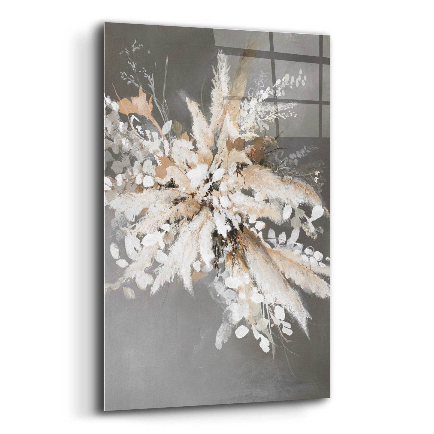 Epic Art 'Light Leaves 1' by Design Fabrikken, Acrylic Glass Wall Art,12x16