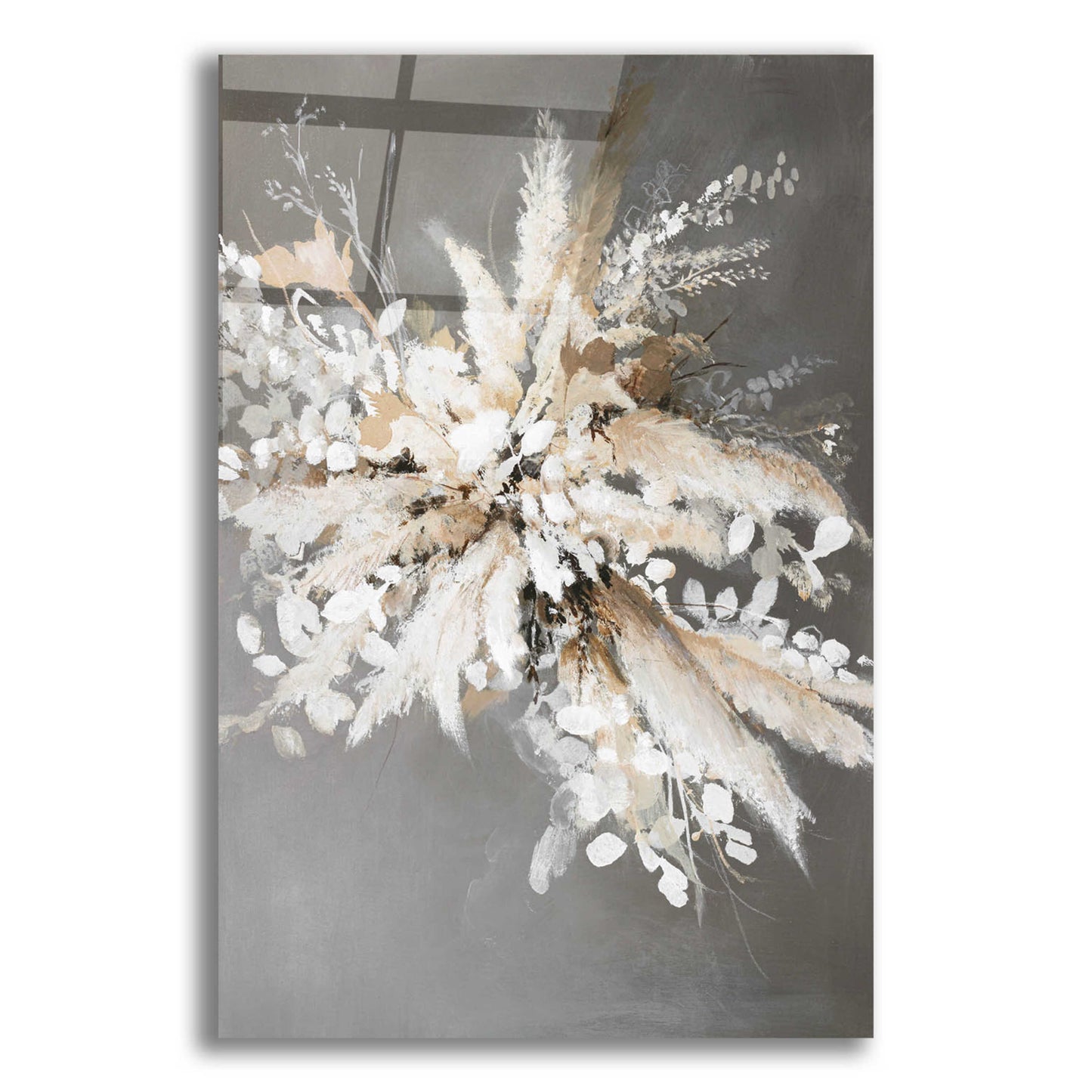 Epic Art 'Light Leaves 1' by Design Fabrikken, Acrylic Glass Wall Art,12x16