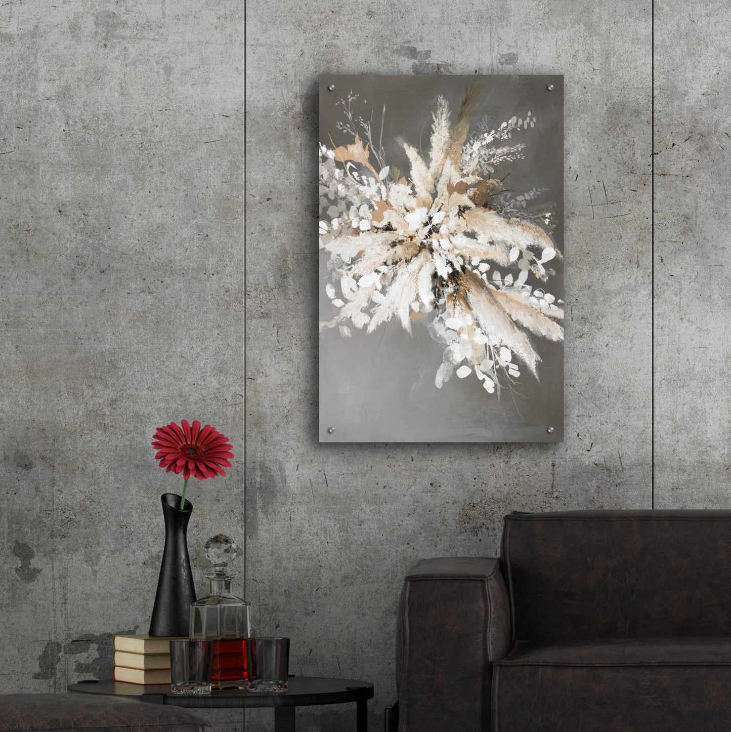 Epic Art 'Light Leaves 1' by Design Fabrikken, Acrylic Glass Wall Art,24x36