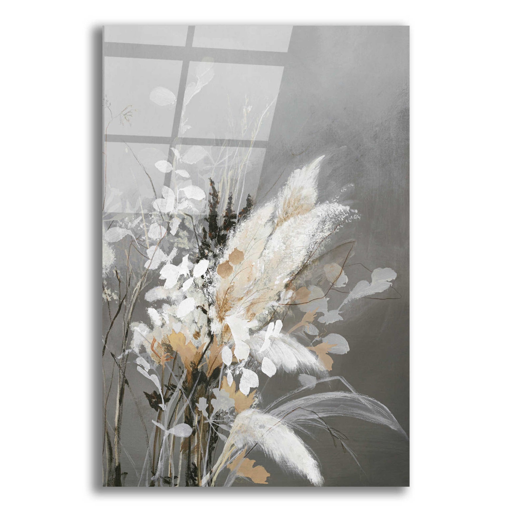 Epic Art 'Light Leaves 2' by Design Fabrikken, Acrylic Glass Wall Art,12x16