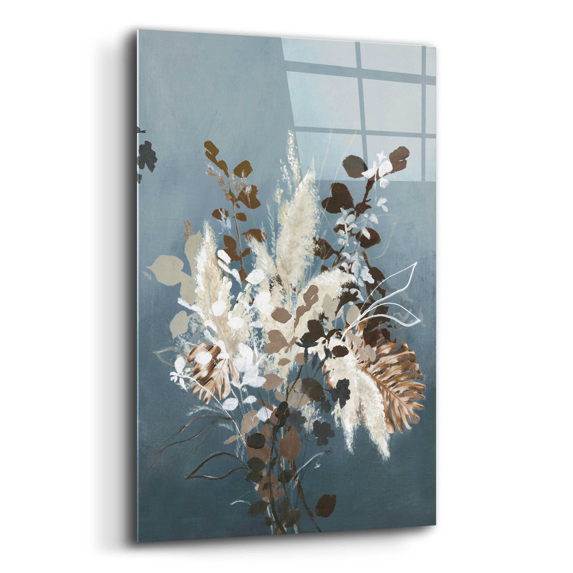 Epic Art 'Light Leaves 3' by Design Fabrikken, Acrylic Glass Wall Art,12x16