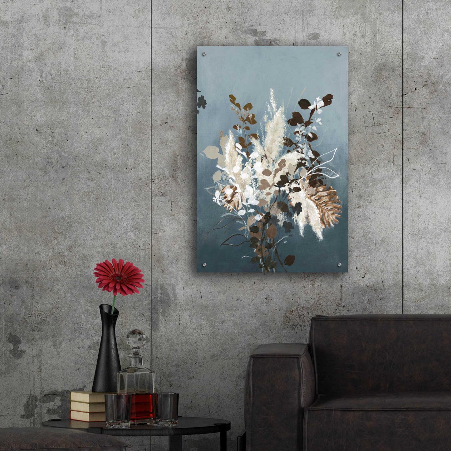 Epic Art 'Light Leaves 3' by Design Fabrikken, Acrylic Glass Wall Art,24x36