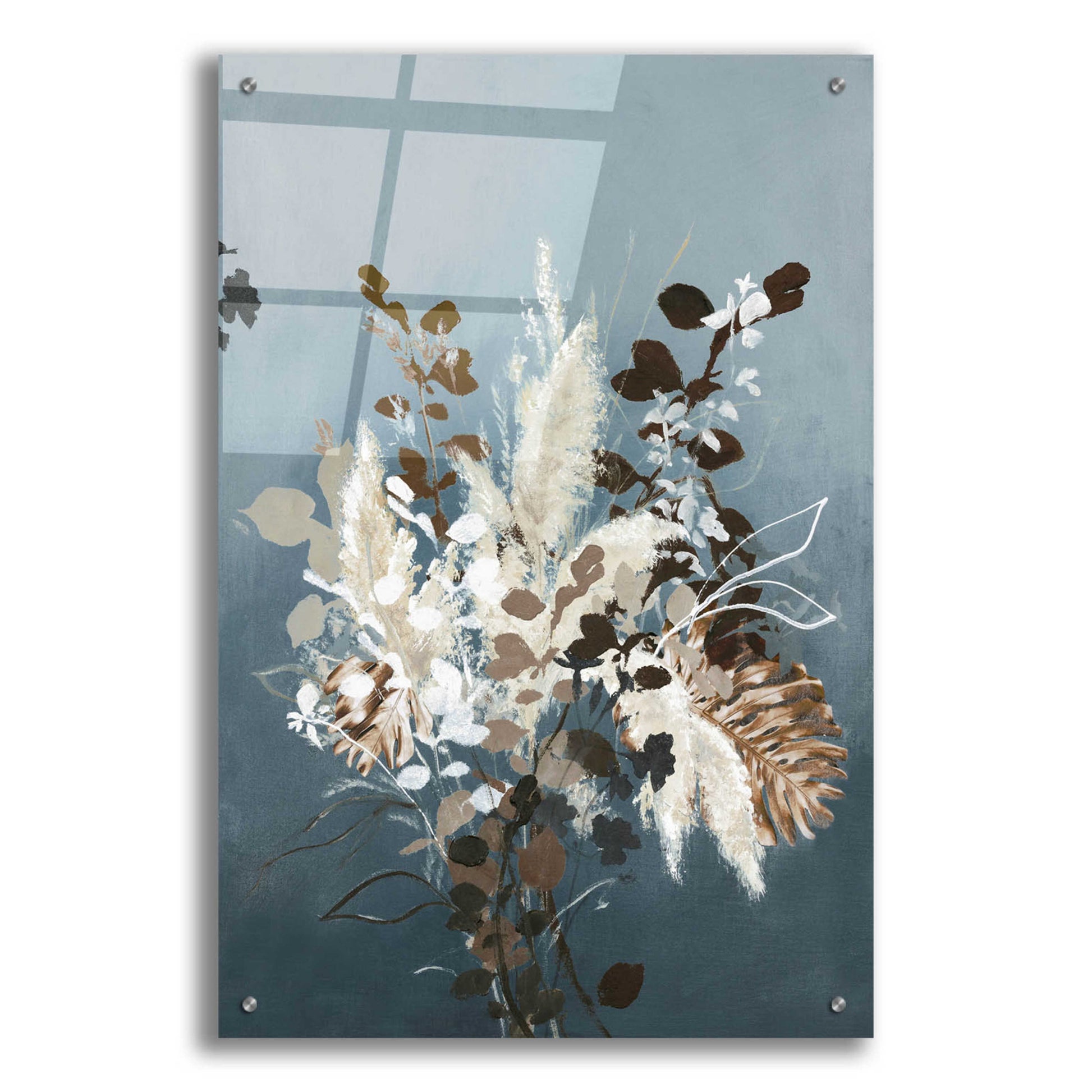 Epic Art 'Light Leaves 3' by Design Fabrikken, Acrylic Glass Wall Art,24x36