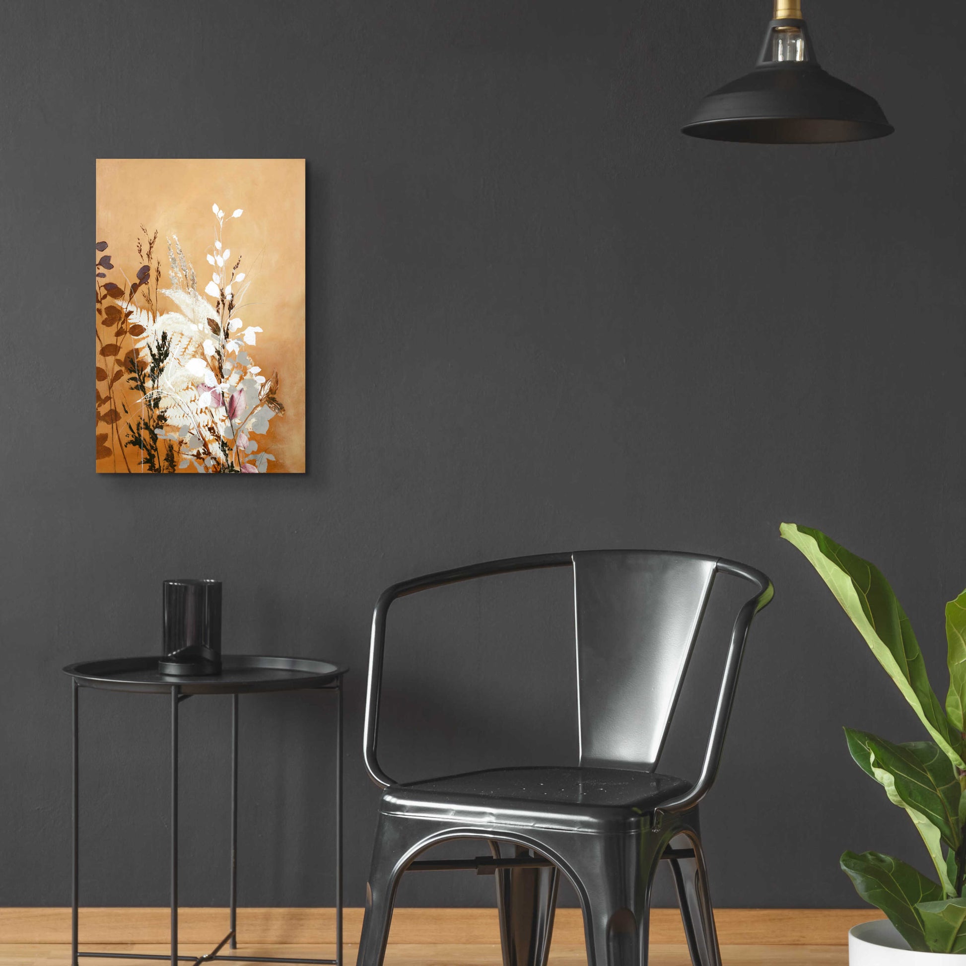 Epic Art 'Light Leaves 5' by Design Fabrikken, Acrylic Glass Wall Art,16x24