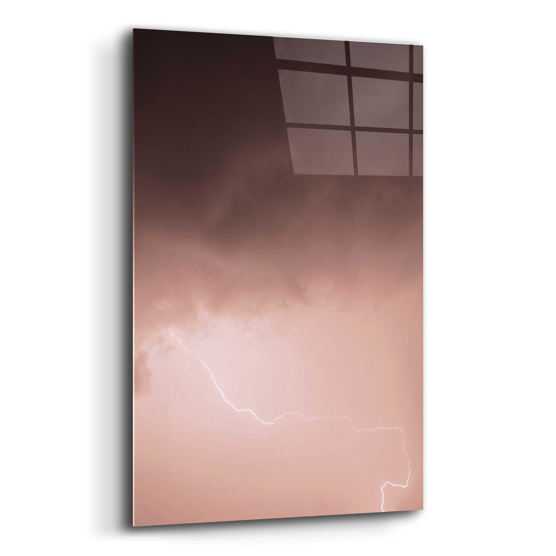 Epic Art 'Lightning Pink' by Design Fabrikken, Acrylic Glass Wall Art,12x16