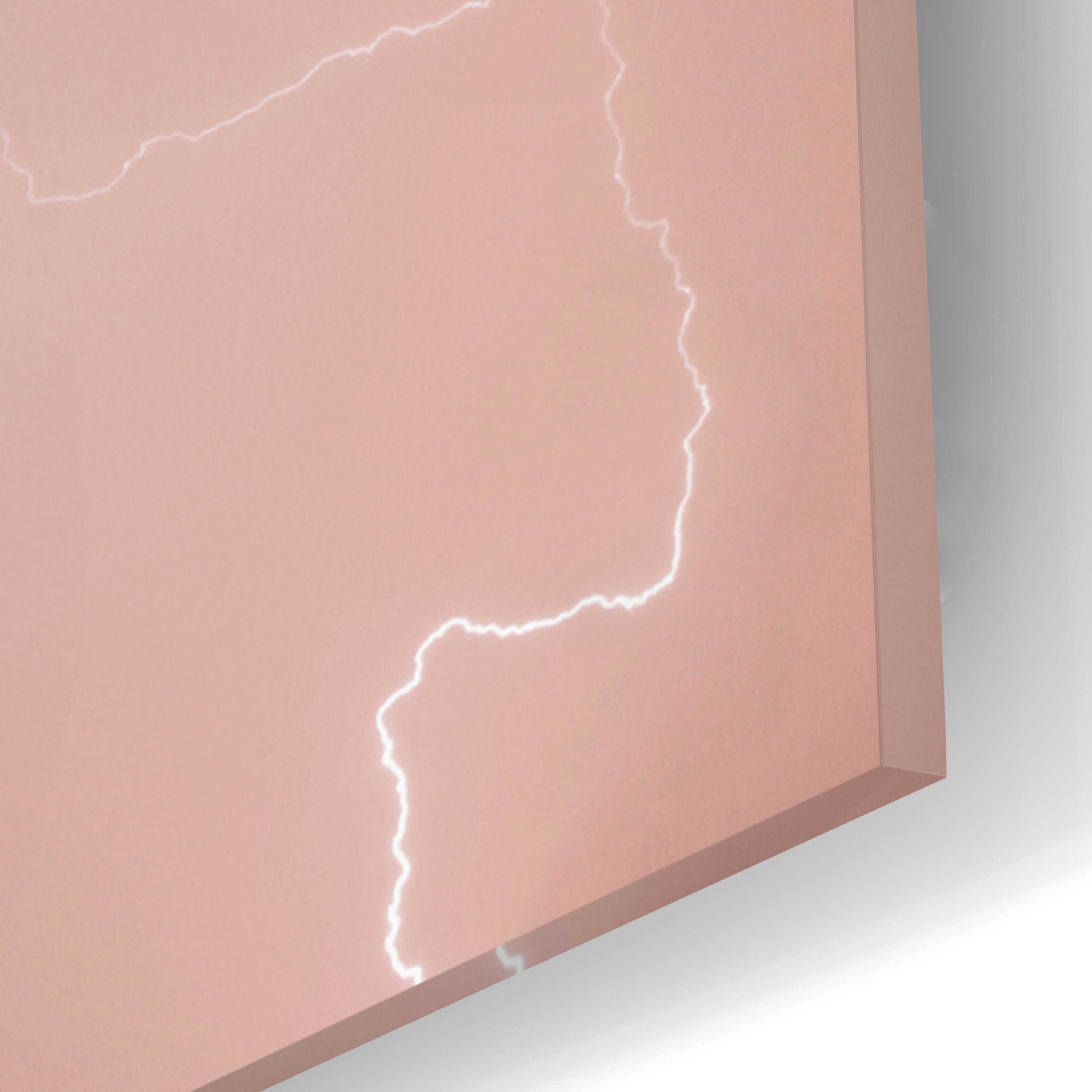 Epic Art 'Lightning Pink' by Design Fabrikken, Acrylic Glass Wall Art,12x16