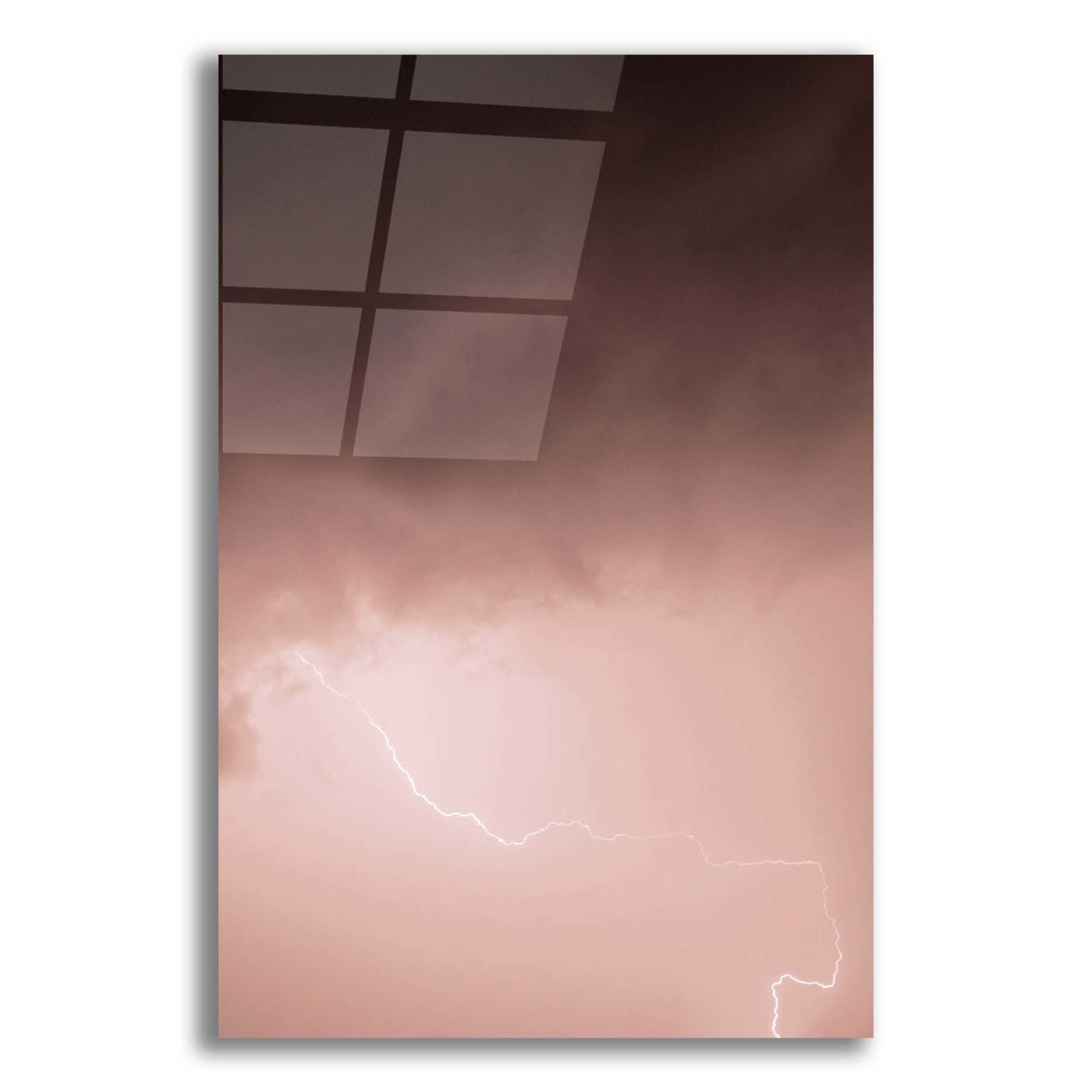 Epic Art 'Lightning Pink' by Design Fabrikken, Acrylic Glass Wall Art,12x16