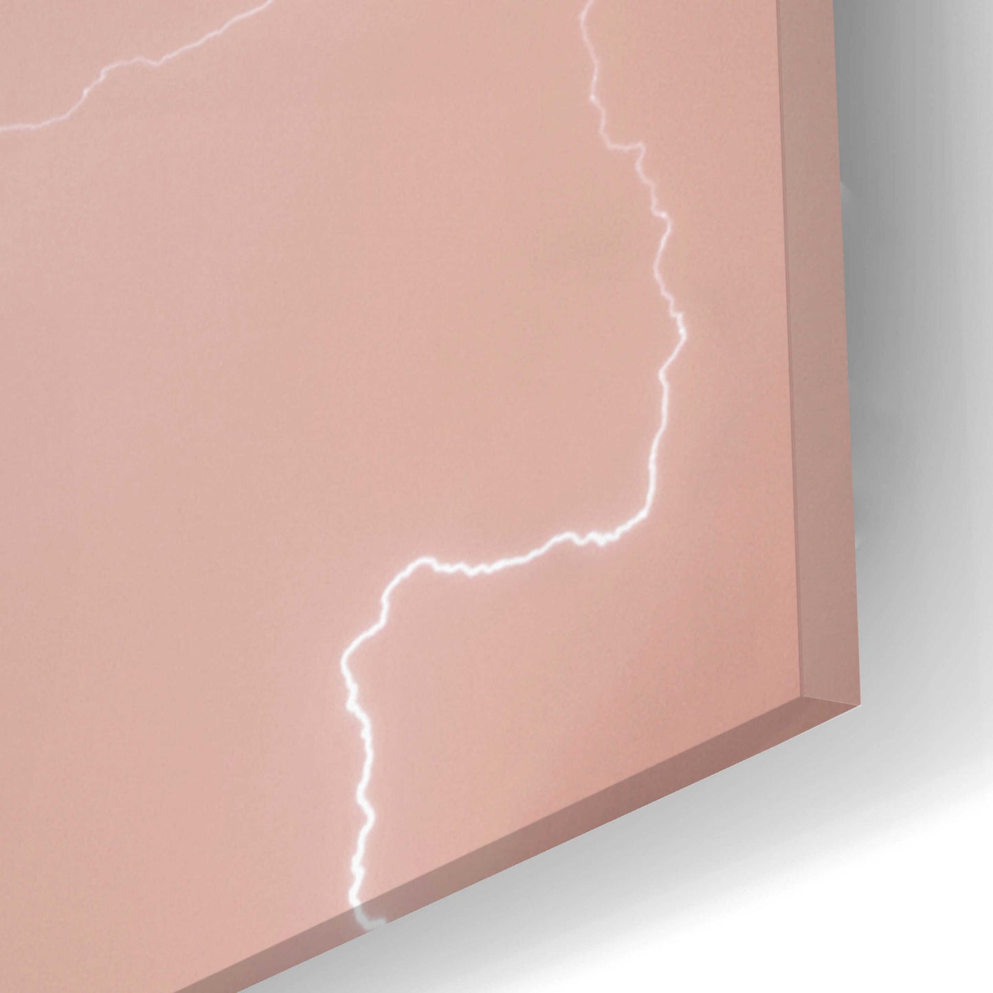 Epic Art 'Lightning Pink' by Design Fabrikken, Acrylic Glass Wall Art,16x24