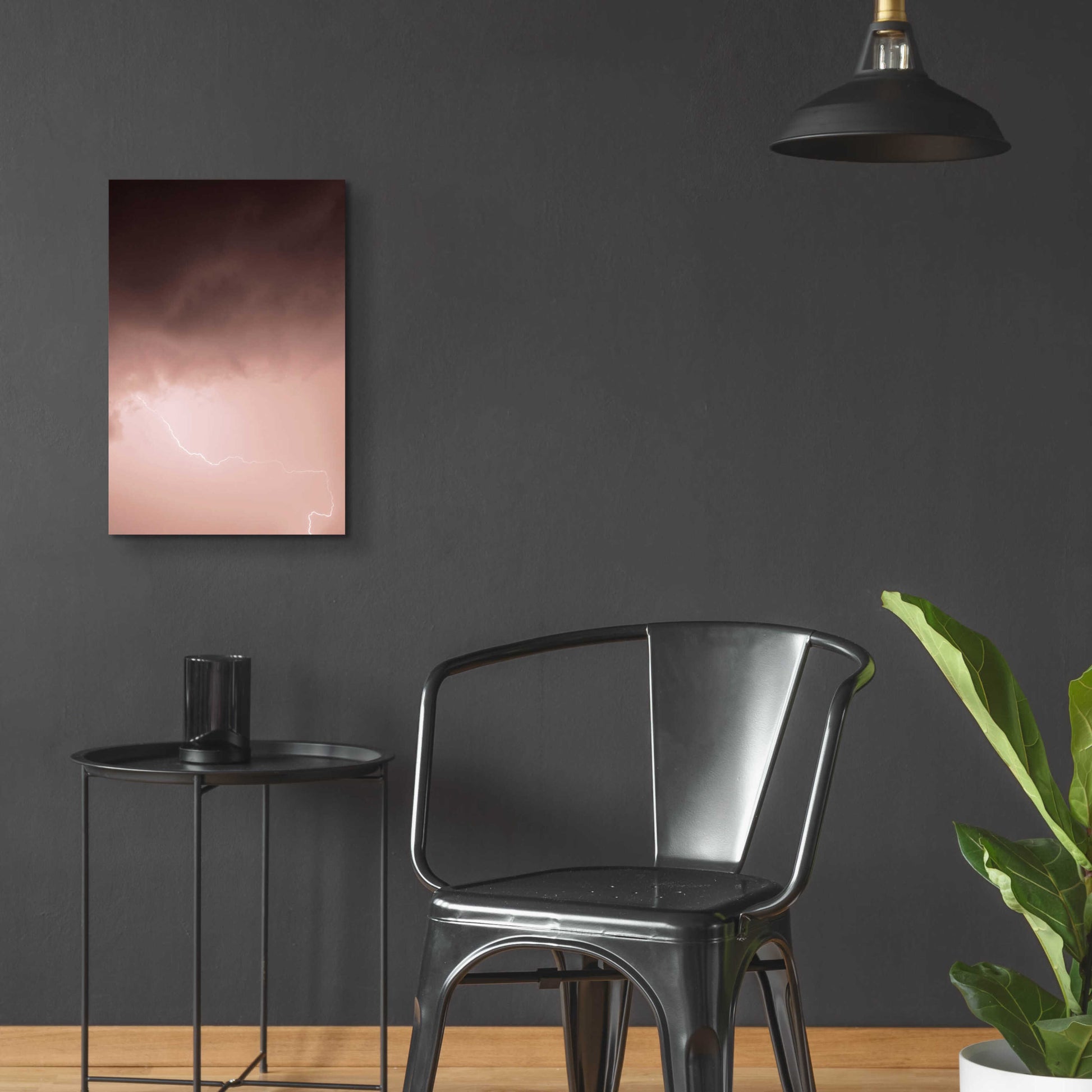 Epic Art 'Lightning Pink' by Design Fabrikken, Acrylic Glass Wall Art,16x24