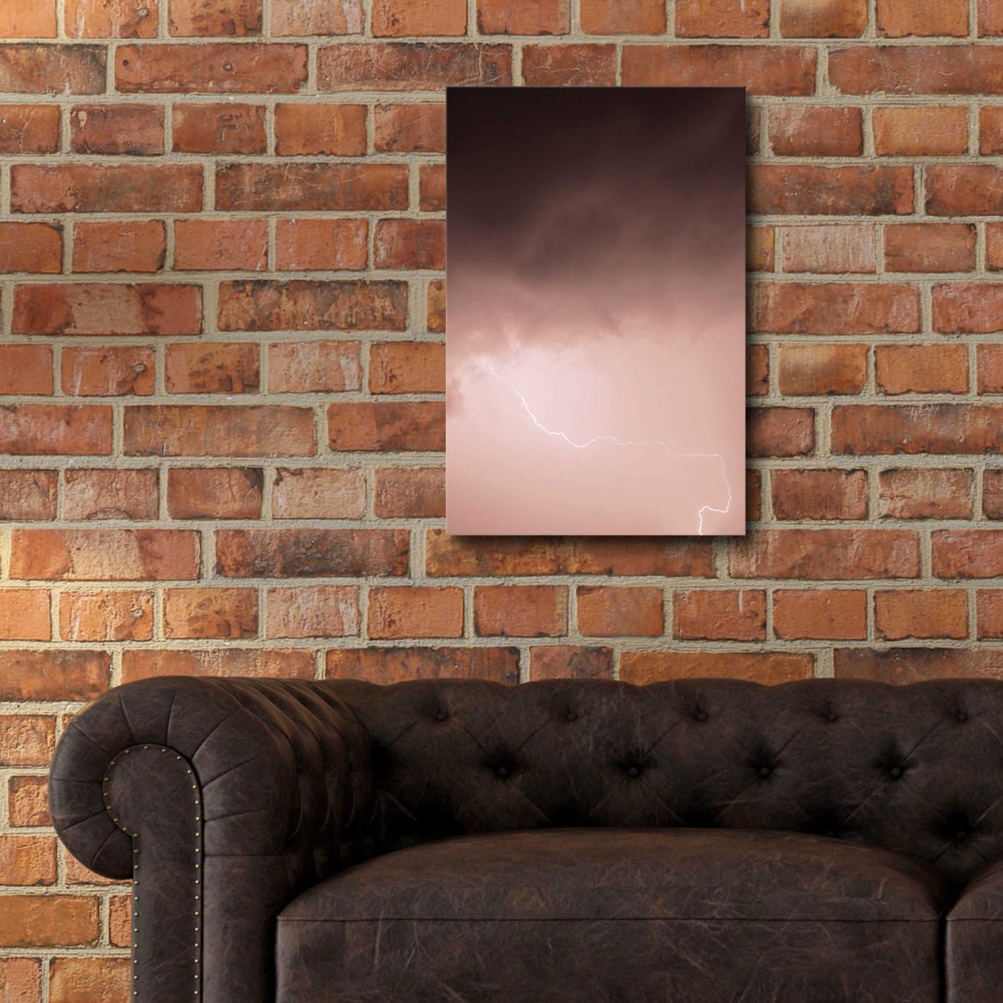 Epic Art 'Lightning Pink' by Design Fabrikken, Acrylic Glass Wall Art,16x24