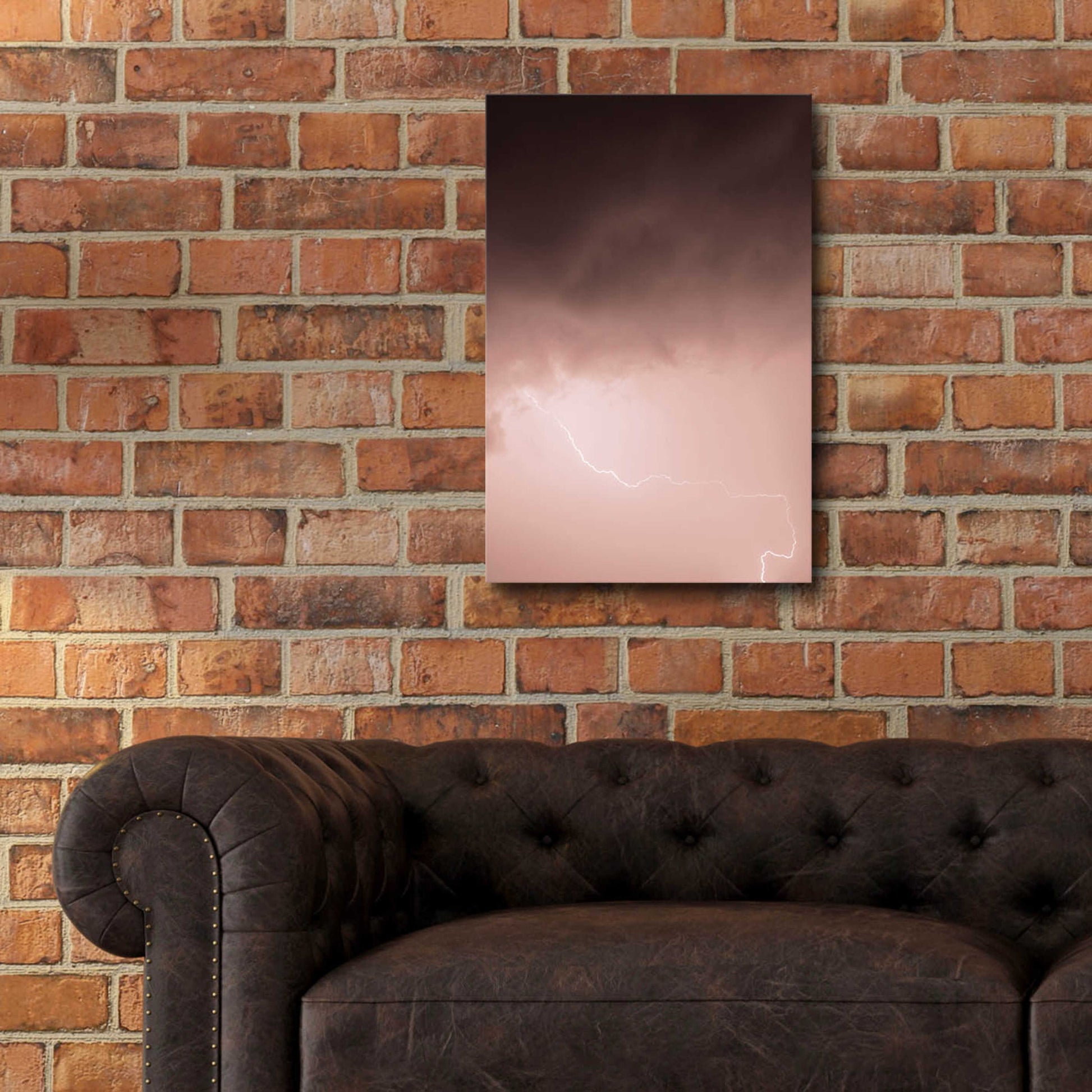 Epic Art 'Lightning Pink' by Design Fabrikken, Acrylic Glass Wall Art,16x24