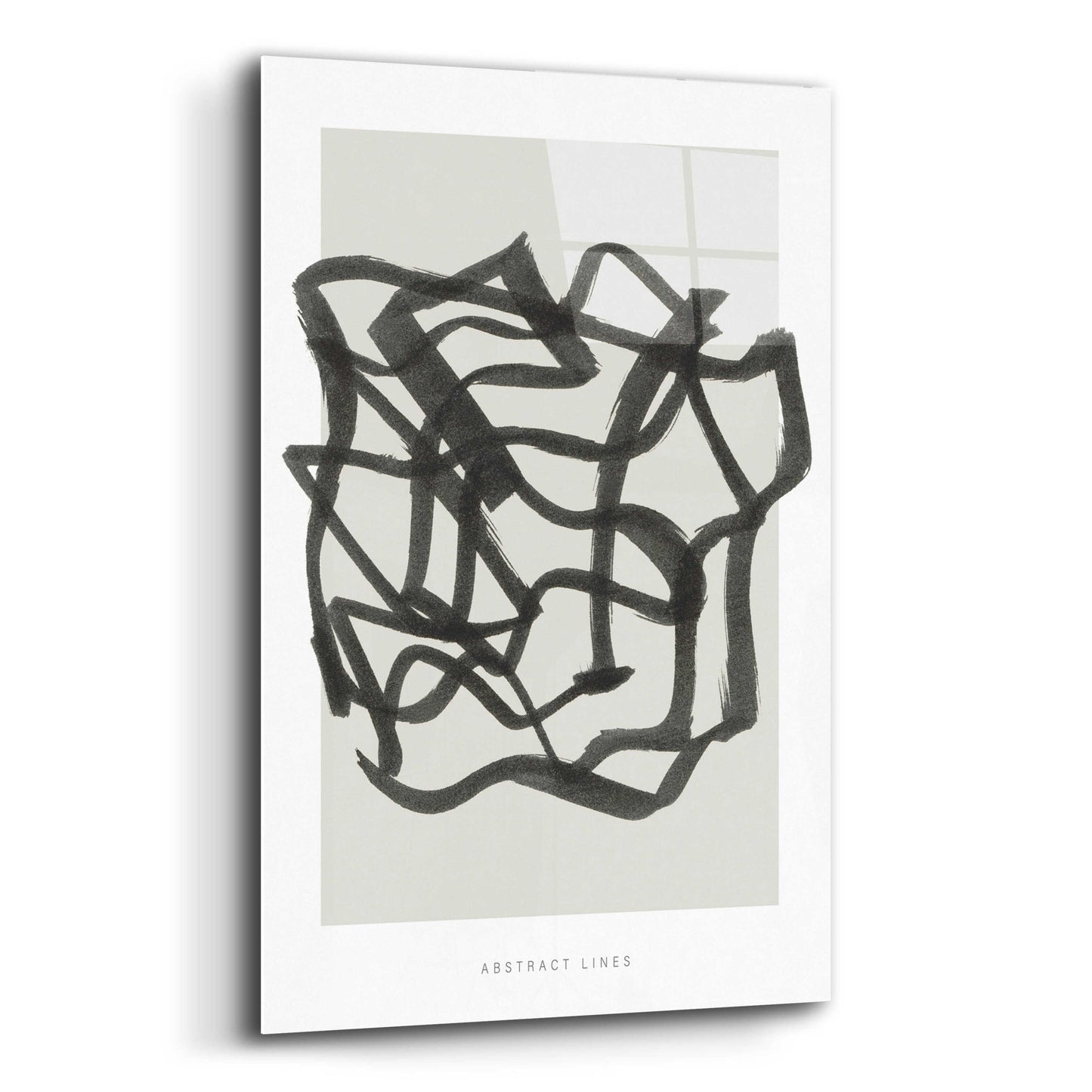 Epic Art 'Lines 1' by Design Fabrikken, Acrylic Glass Wall Art,12x16