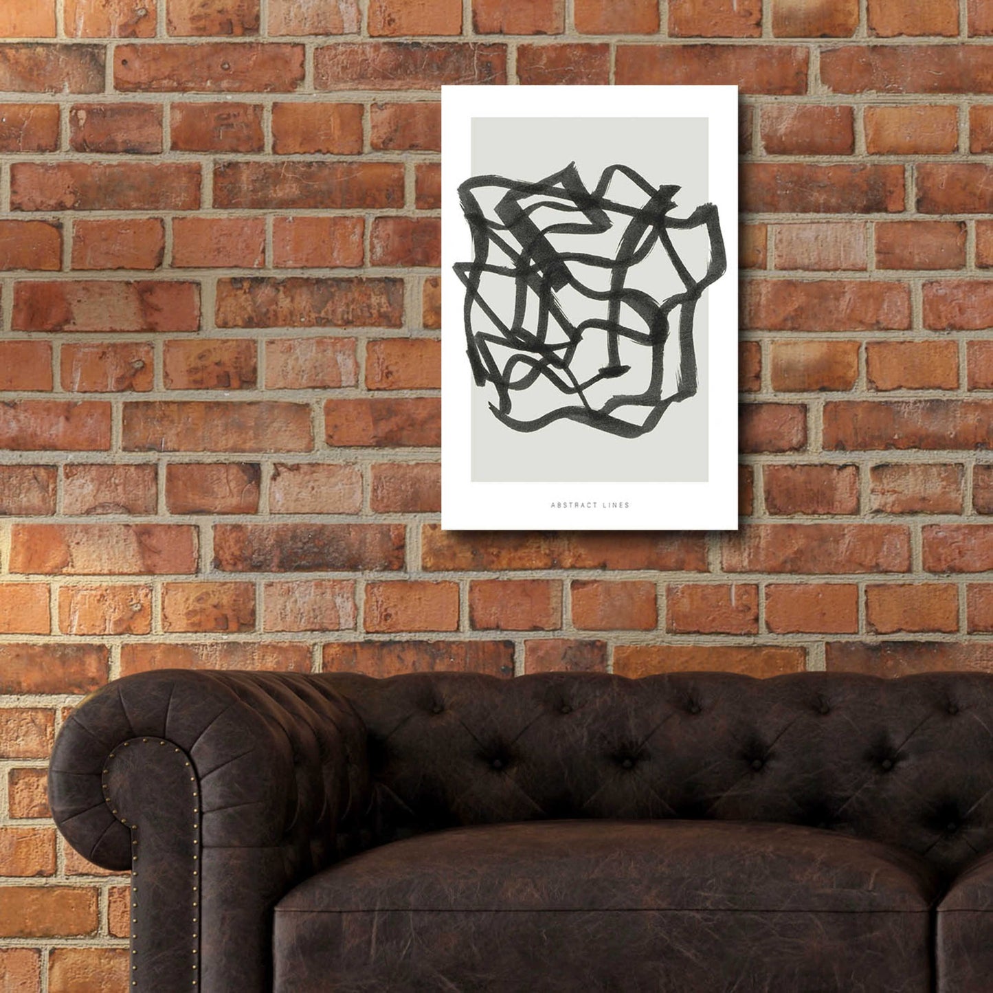 Epic Art 'Lines 1' by Design Fabrikken, Acrylic Glass Wall Art,16x24